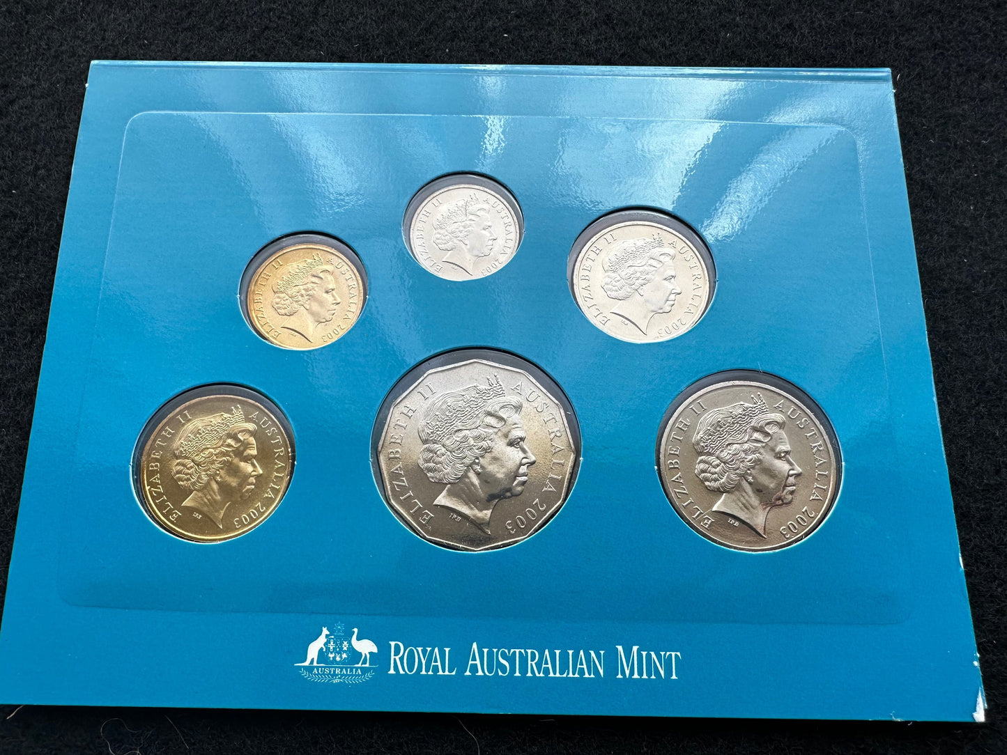 2003 Royal Australian Mint Australia's Volunteers Making a Difference Uncirculated Six Coin Year Set
