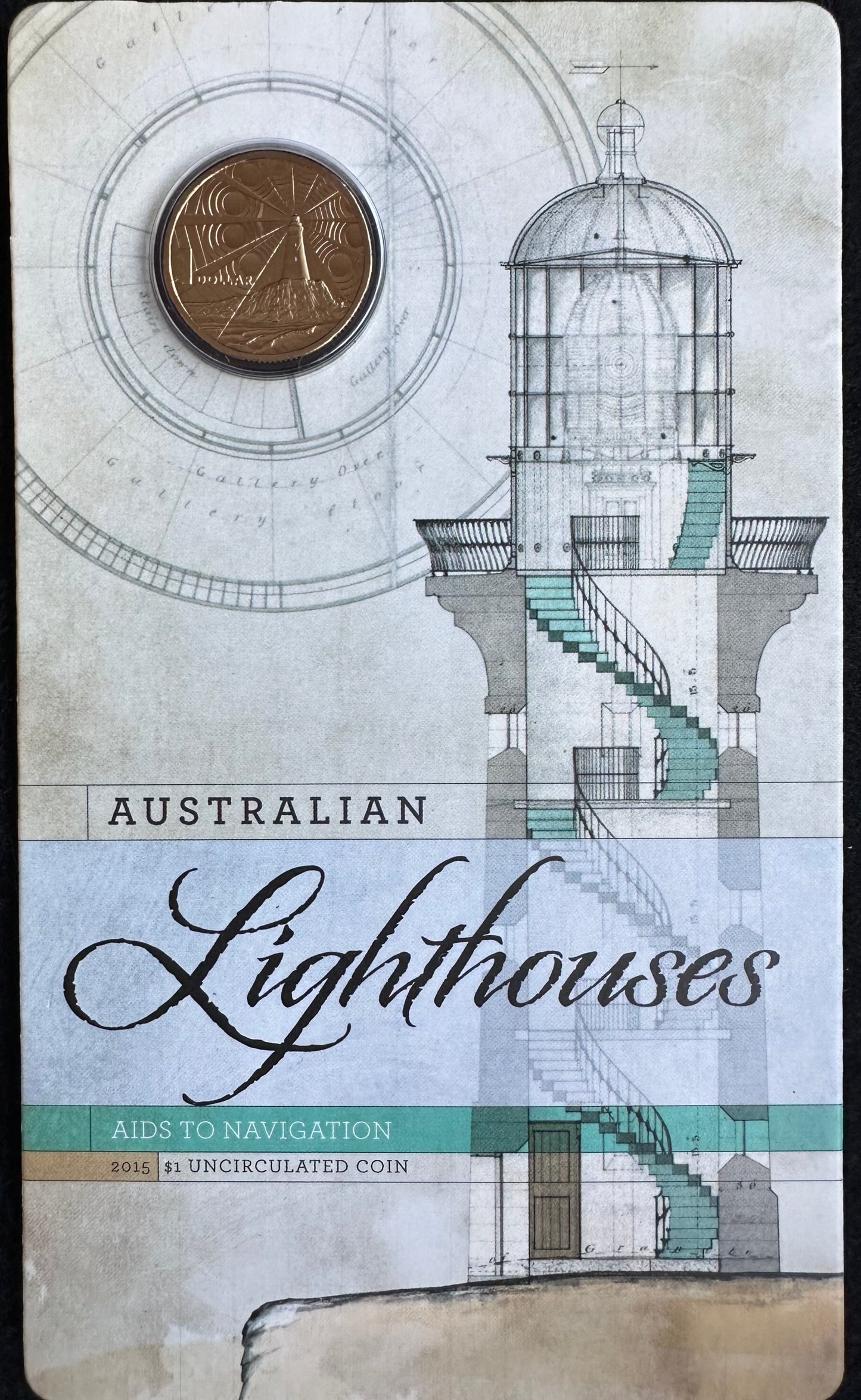 2015 $1 Uncirculated Coin - Australian Lighthouses