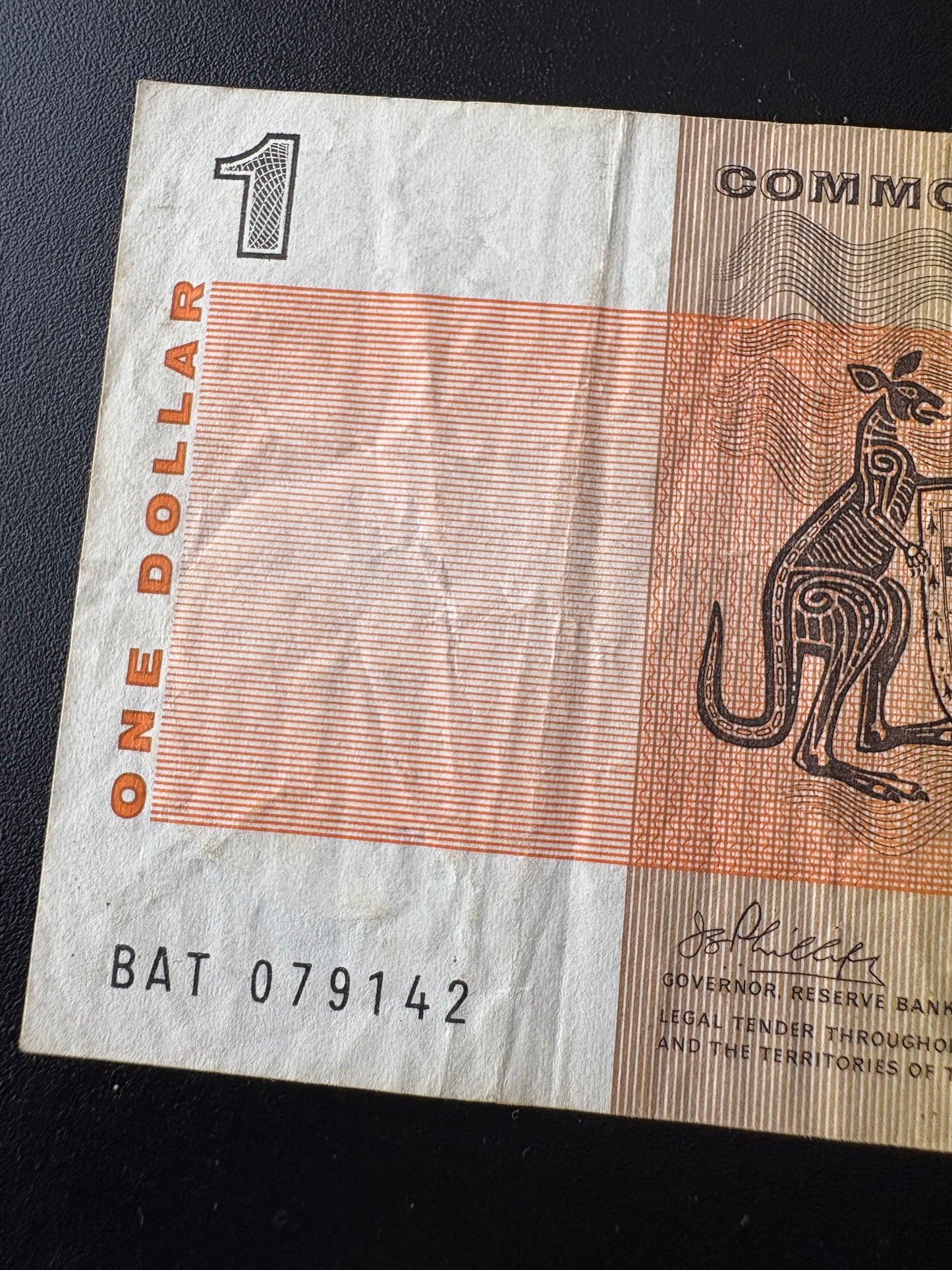 1969 $1 Australia Paper Banknote - Phillips Randall BAT 079142