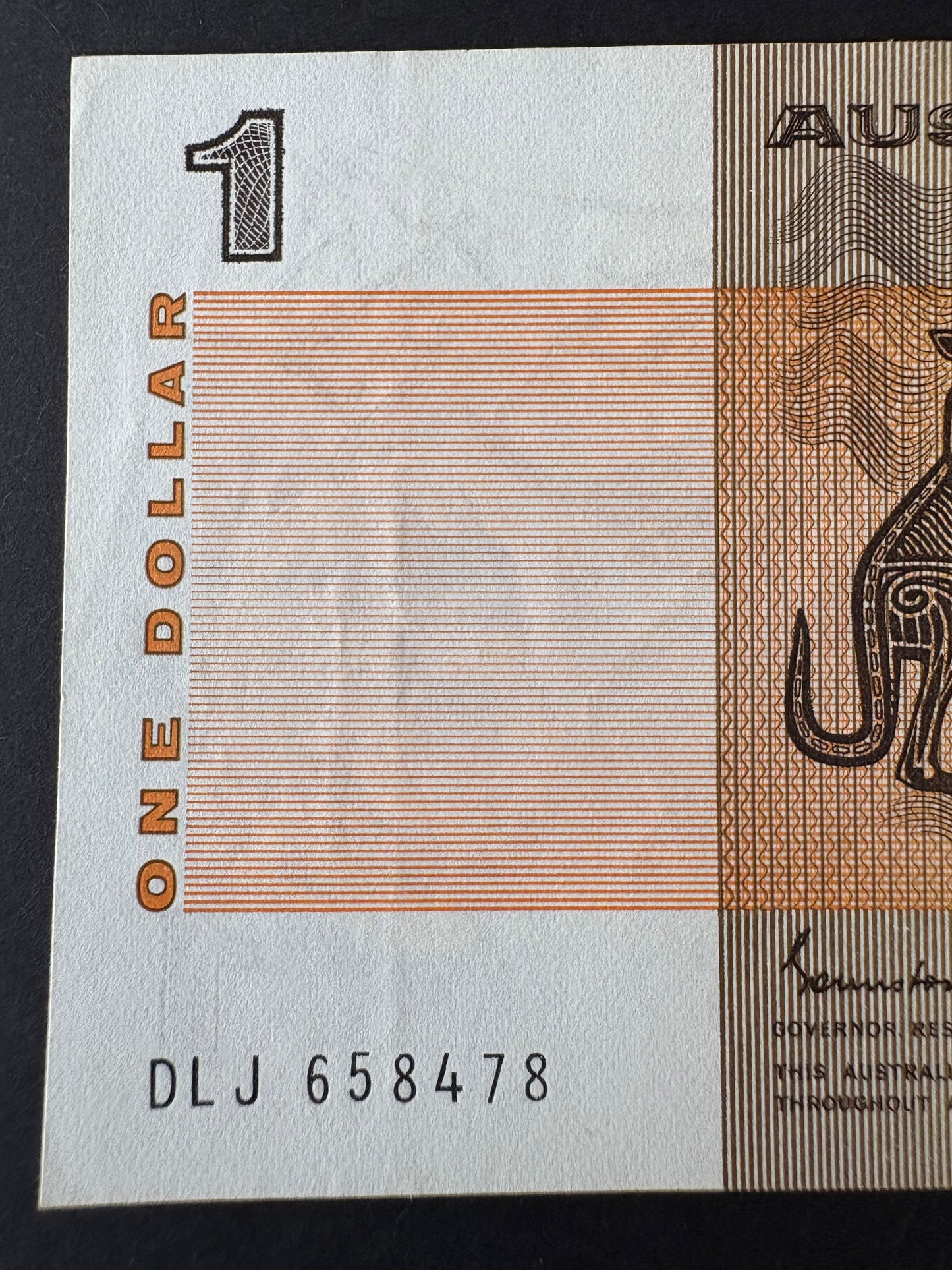 1982 $1 Australia Paper Banknote - Johnston Stone - DLJ 658478