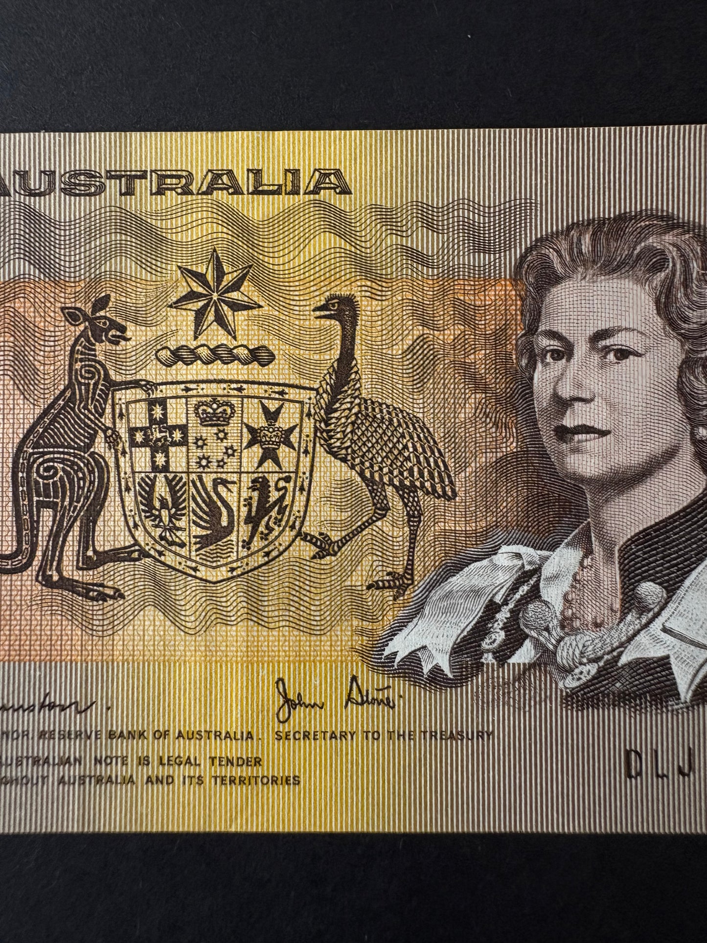 1982 $1 Australia Paper Banknote - Johnston Stone - DLJ 658478