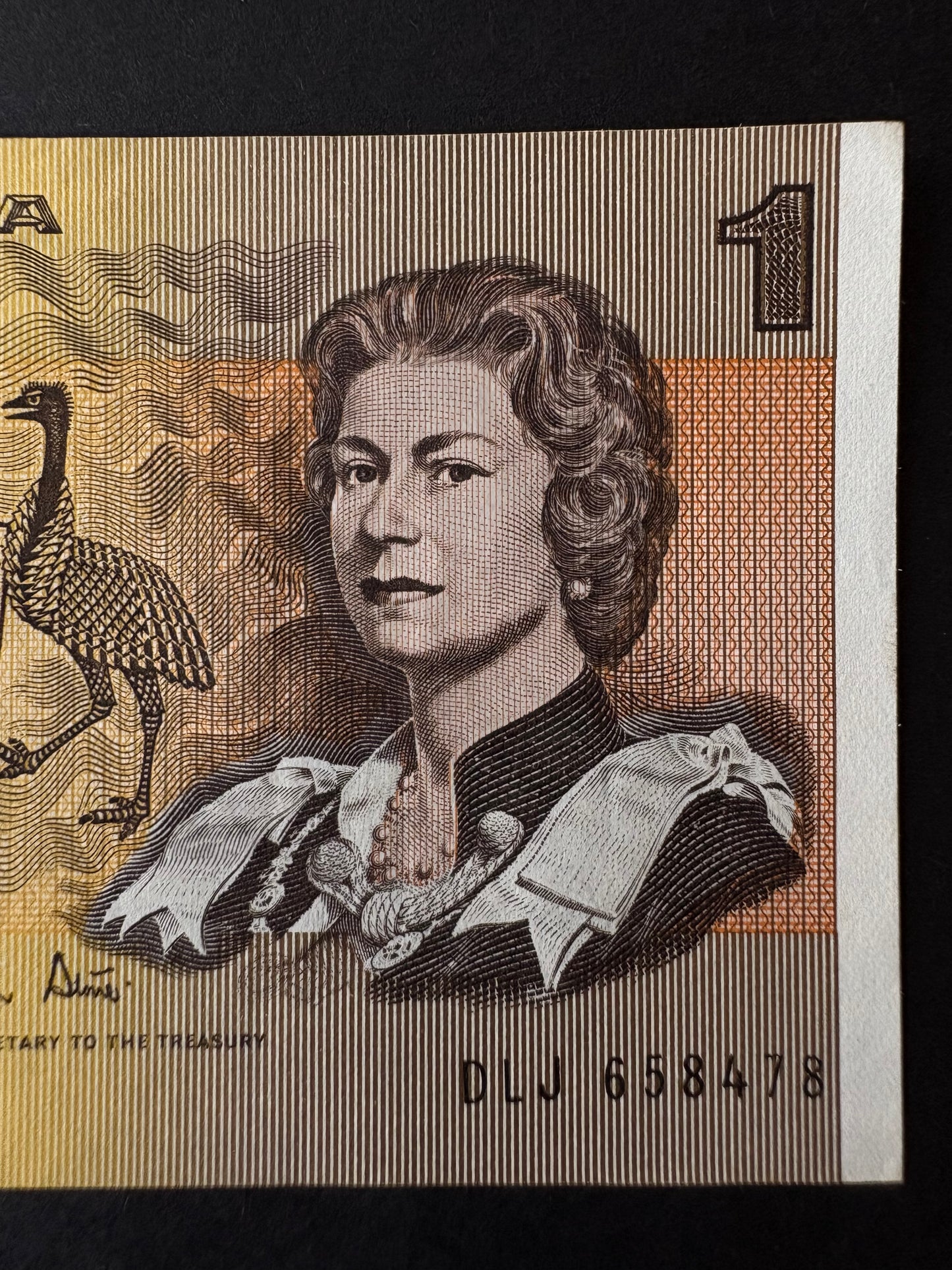 1982 $1 Australia Paper Banknote - Johnston Stone - DLJ 658478