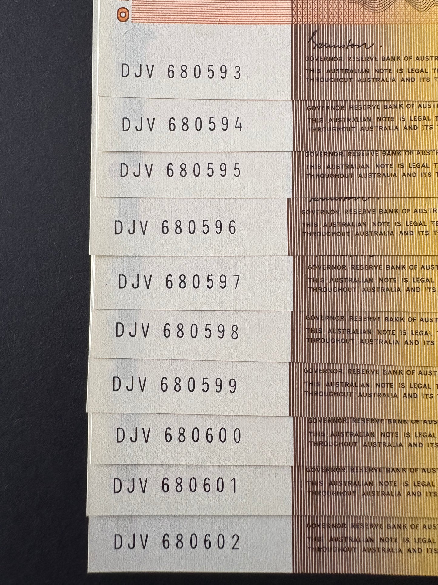 1982 $1 Australia Paper Banknote - Johnston Stone - Uncirculated