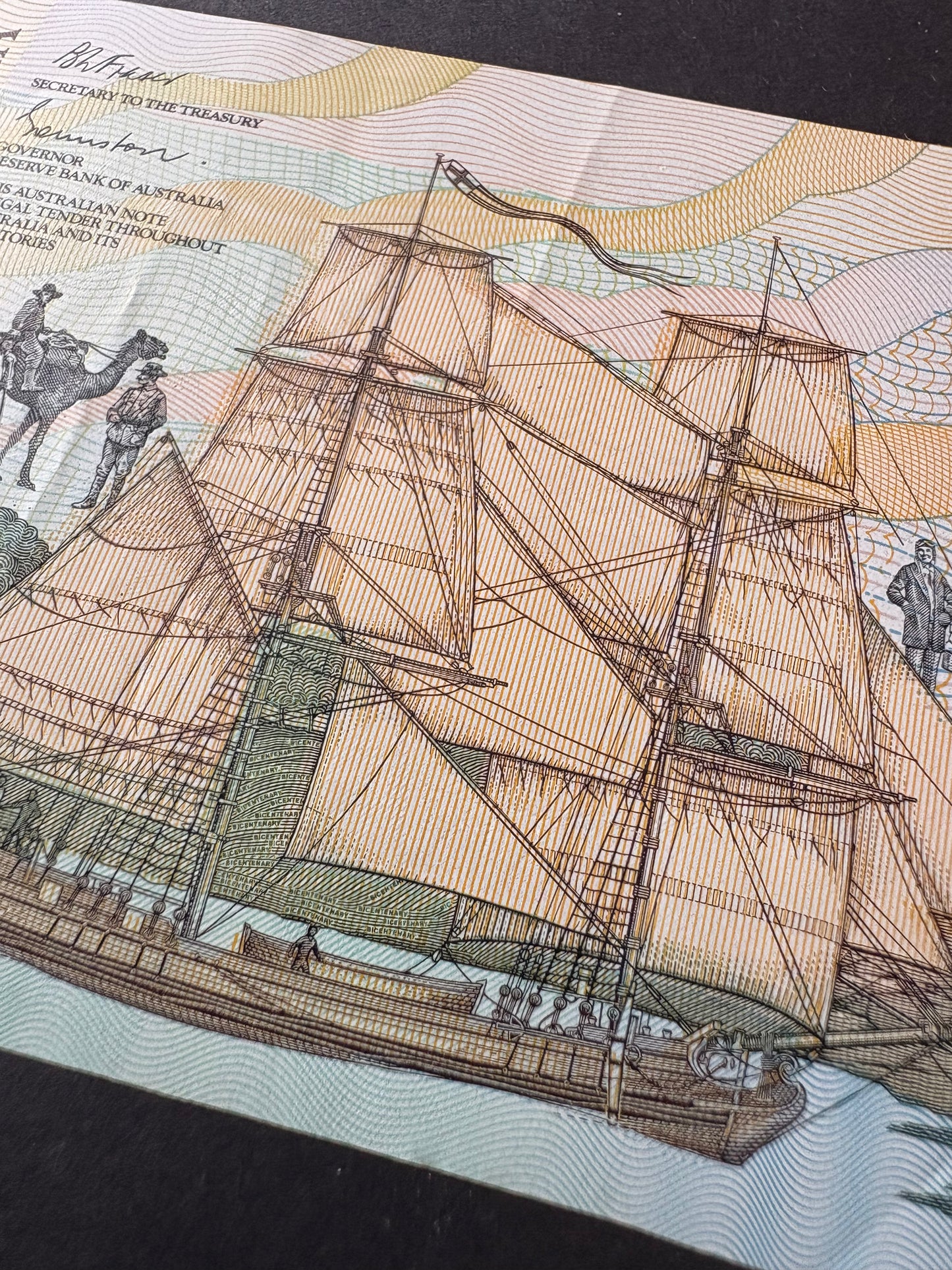 1988 $10 Australian Bicentennial Polymer Banknote - Johnston Fraser AB 31551351