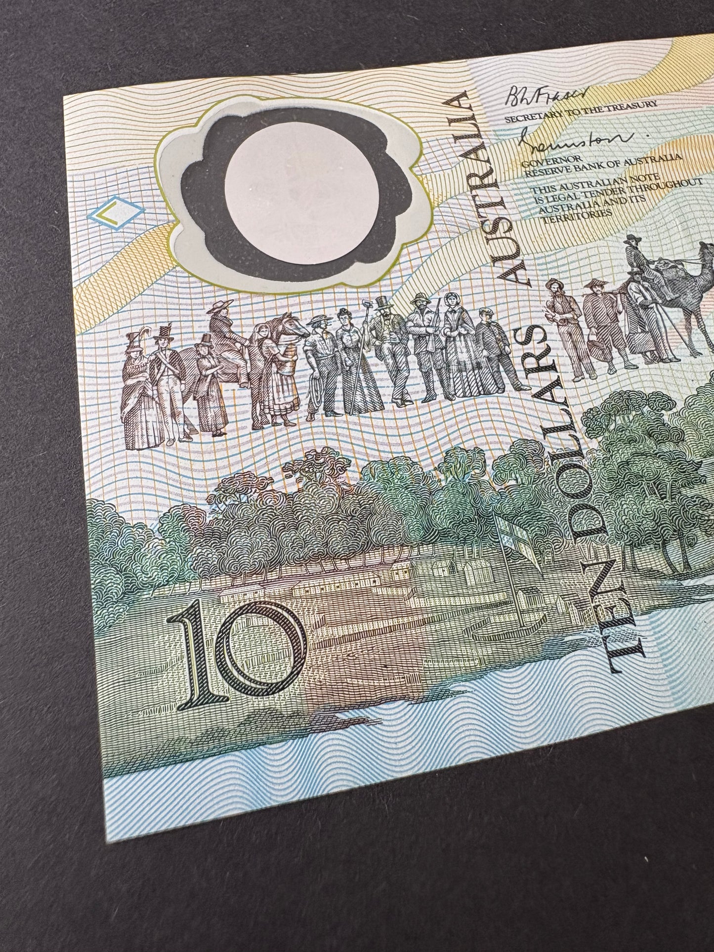 1988 $10 Australian Bicentennial Polymer Banknote - Johnston Fraser AB 31551351