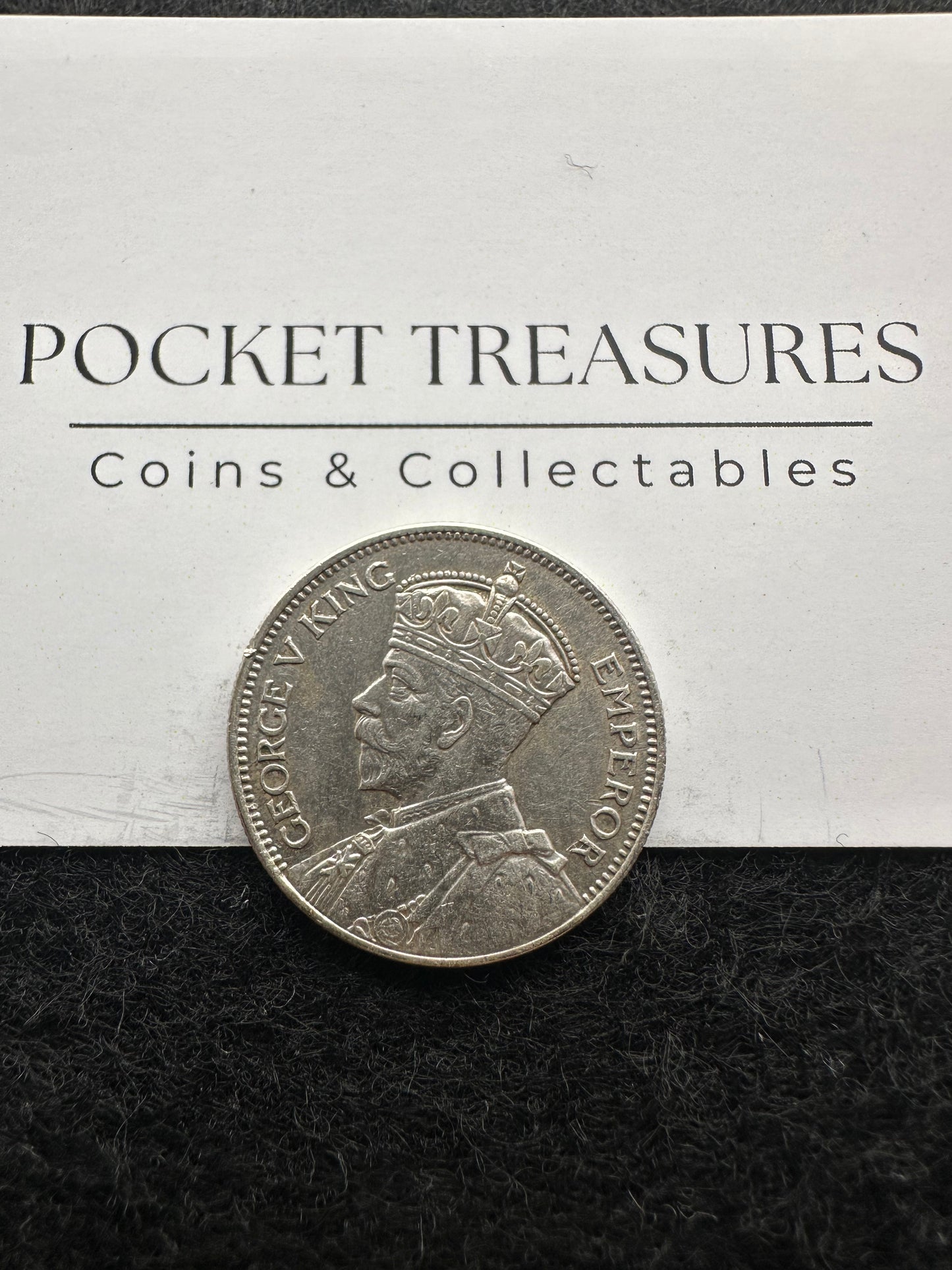 1936 Fiji Shilling - KM# 4 - .50 Silver