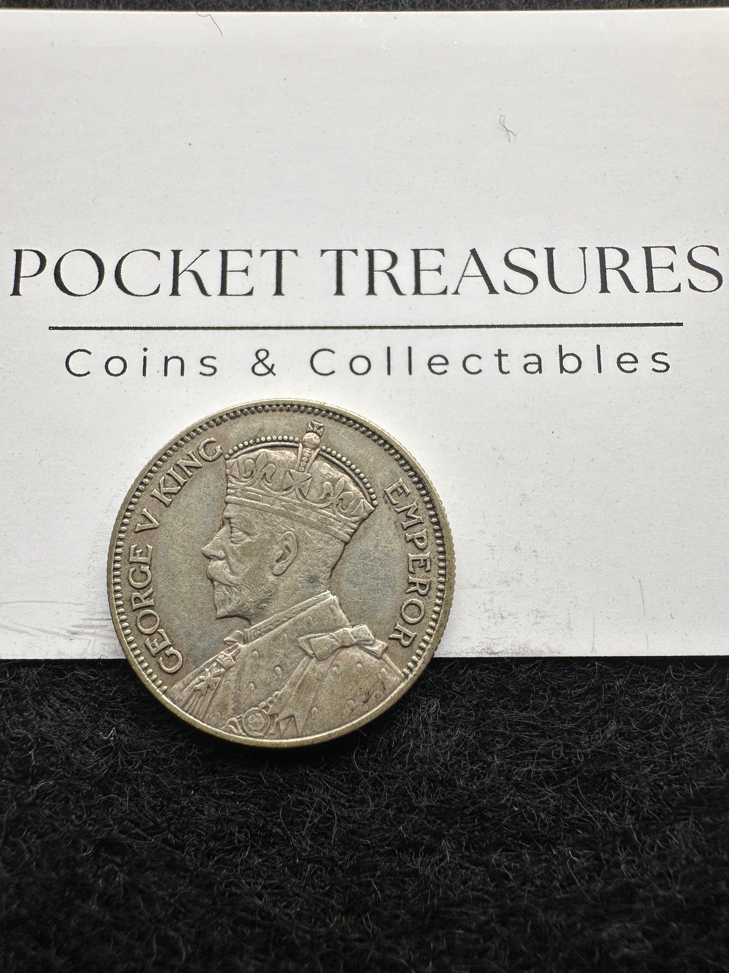 1934 Fiji Shilling - KM# 4 - .50 Silver