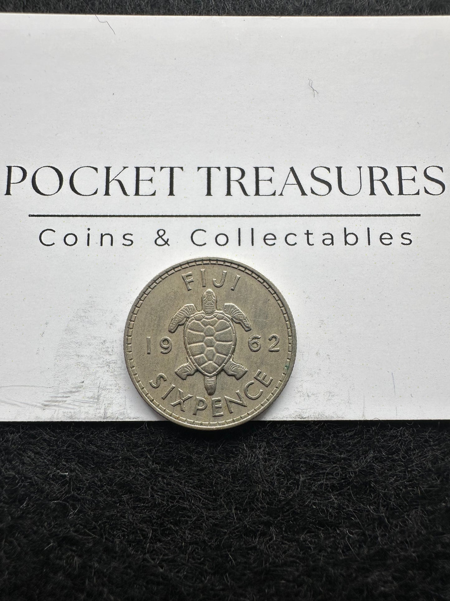 1962 Fiji Sixpence K# 19