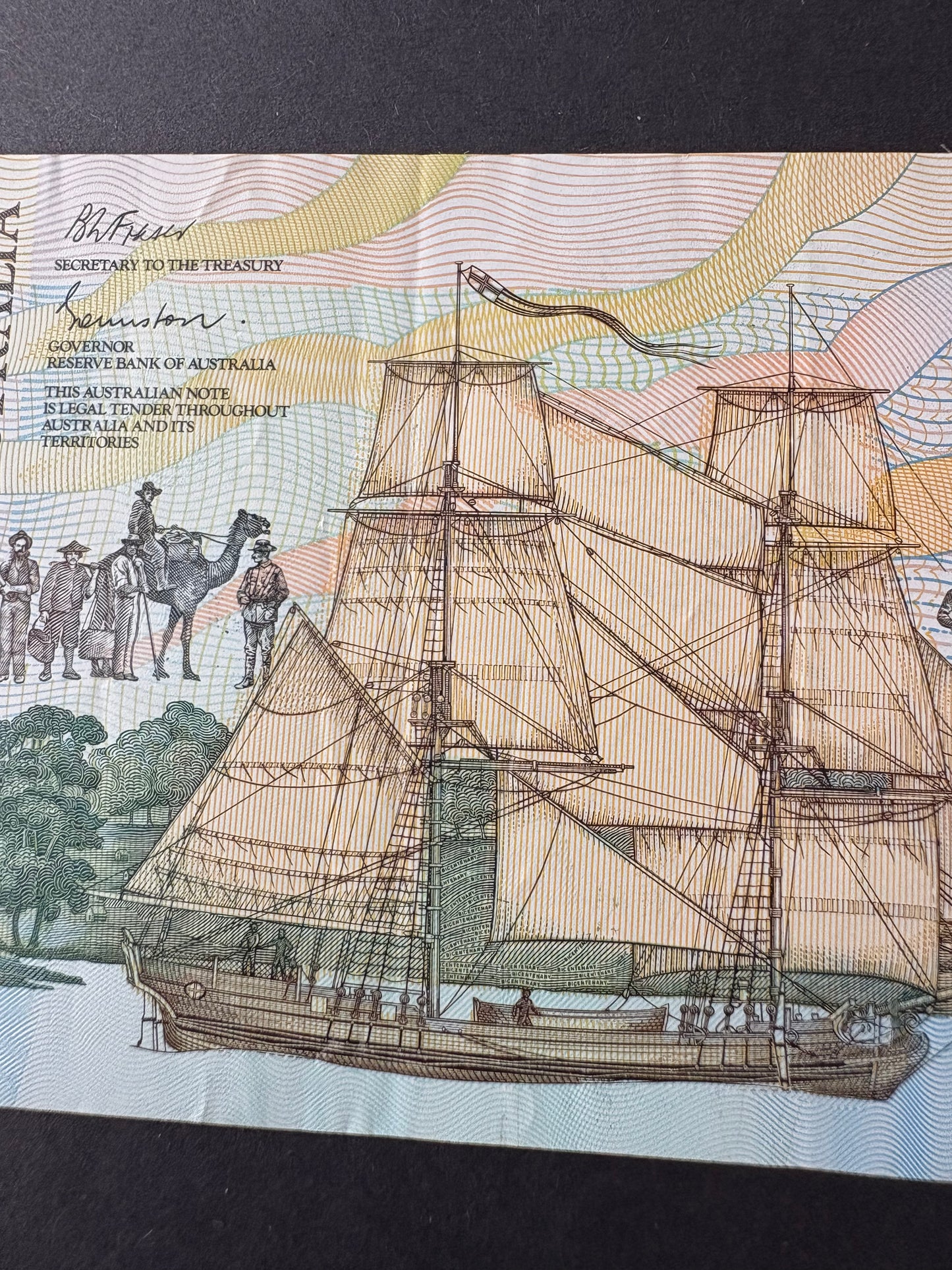 1988 $10 Australian Bicentennial Polymer Banknote - Johnston Fraser AB 29084357