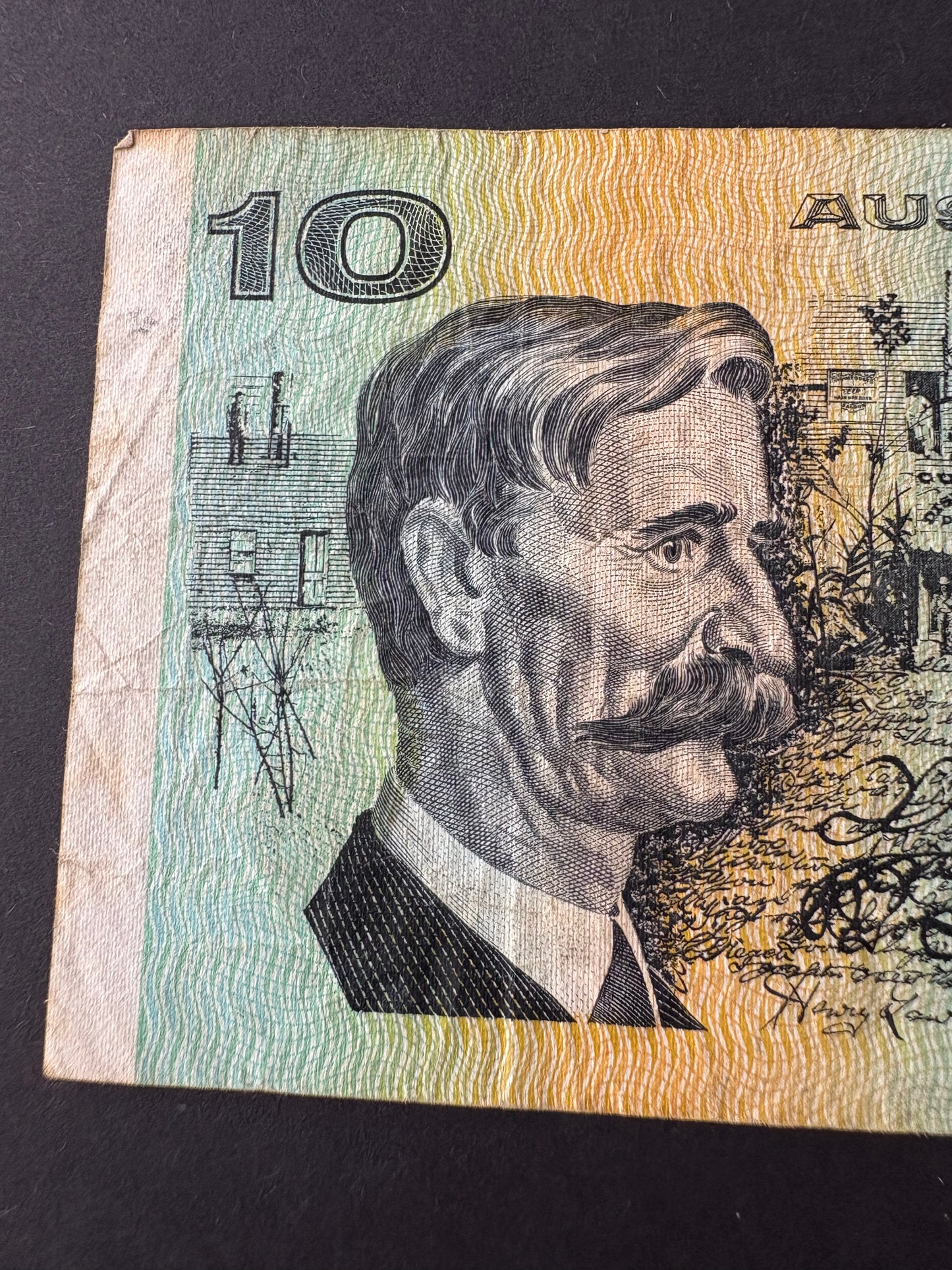 1976 $10 Australia Paper Banknote - Knight Wheeler TKG 351013