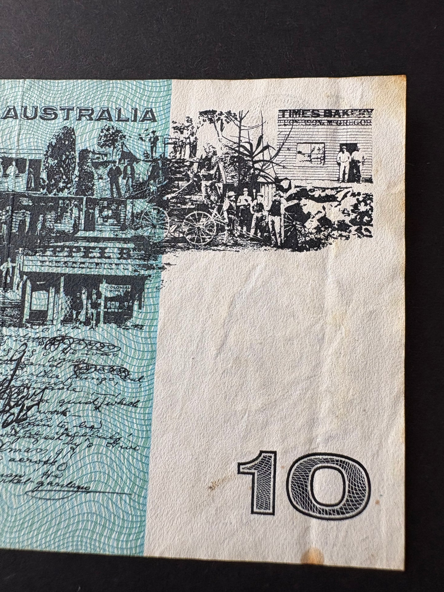 1966 $10 Australia Paper Banknote - Coombs Wilson SBQ 020623