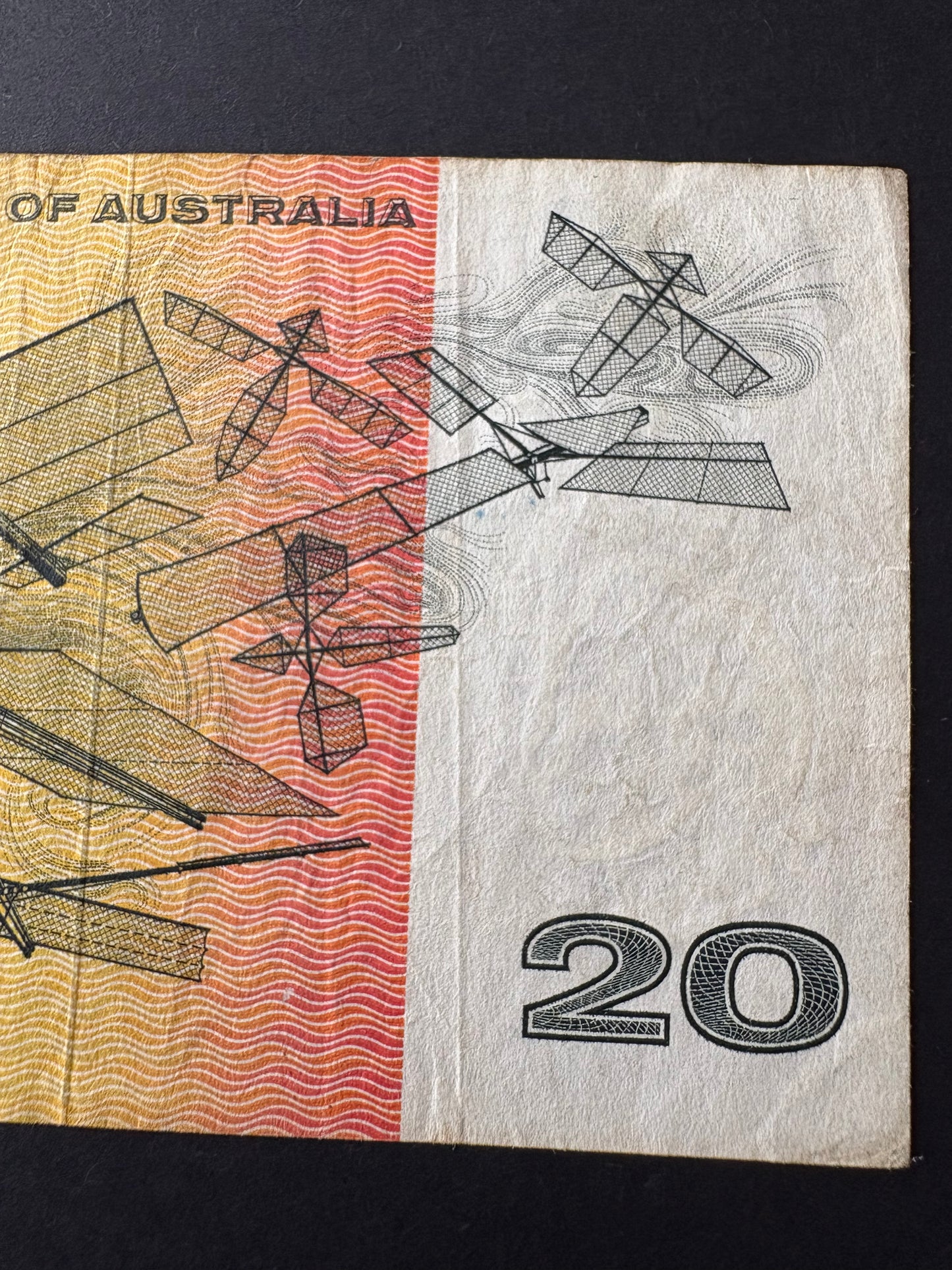 1966 $20 Australia Paper Banknote - Coombs Wilson XAU 975701
