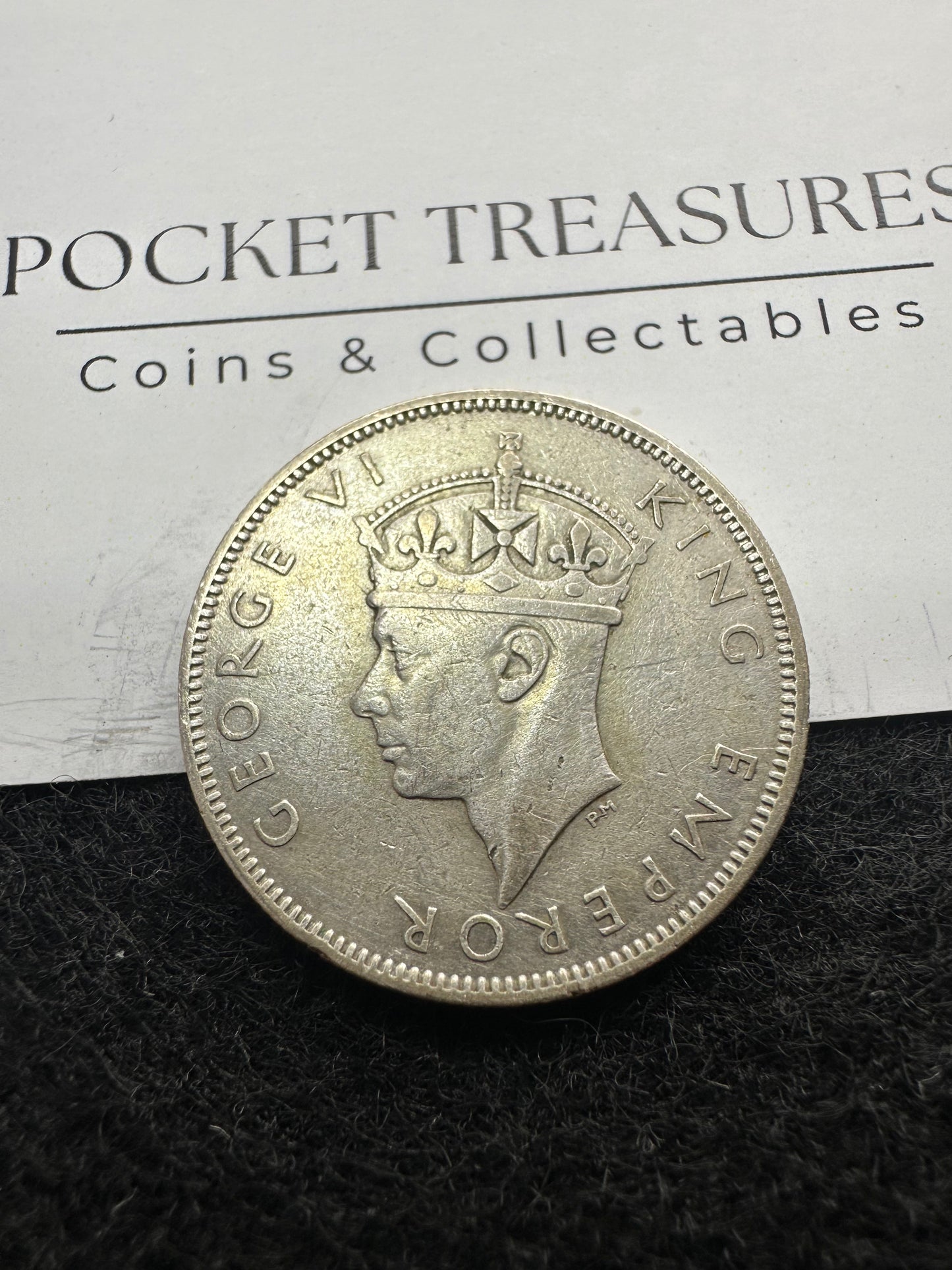 1941 Fiji Florin KM #13 - .50 Silver