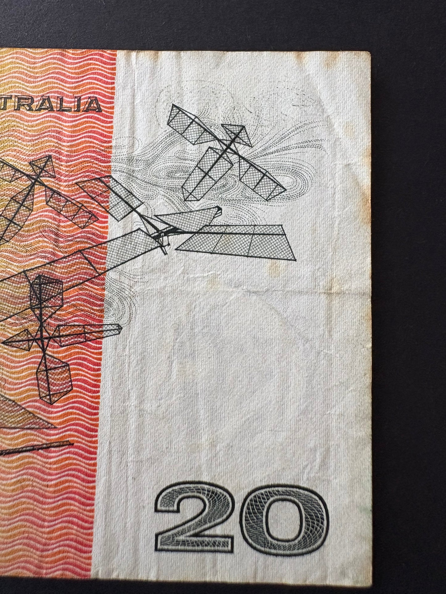 1972 $20 Australia Paper Banknote - Phillips Wheeler XEX 605576