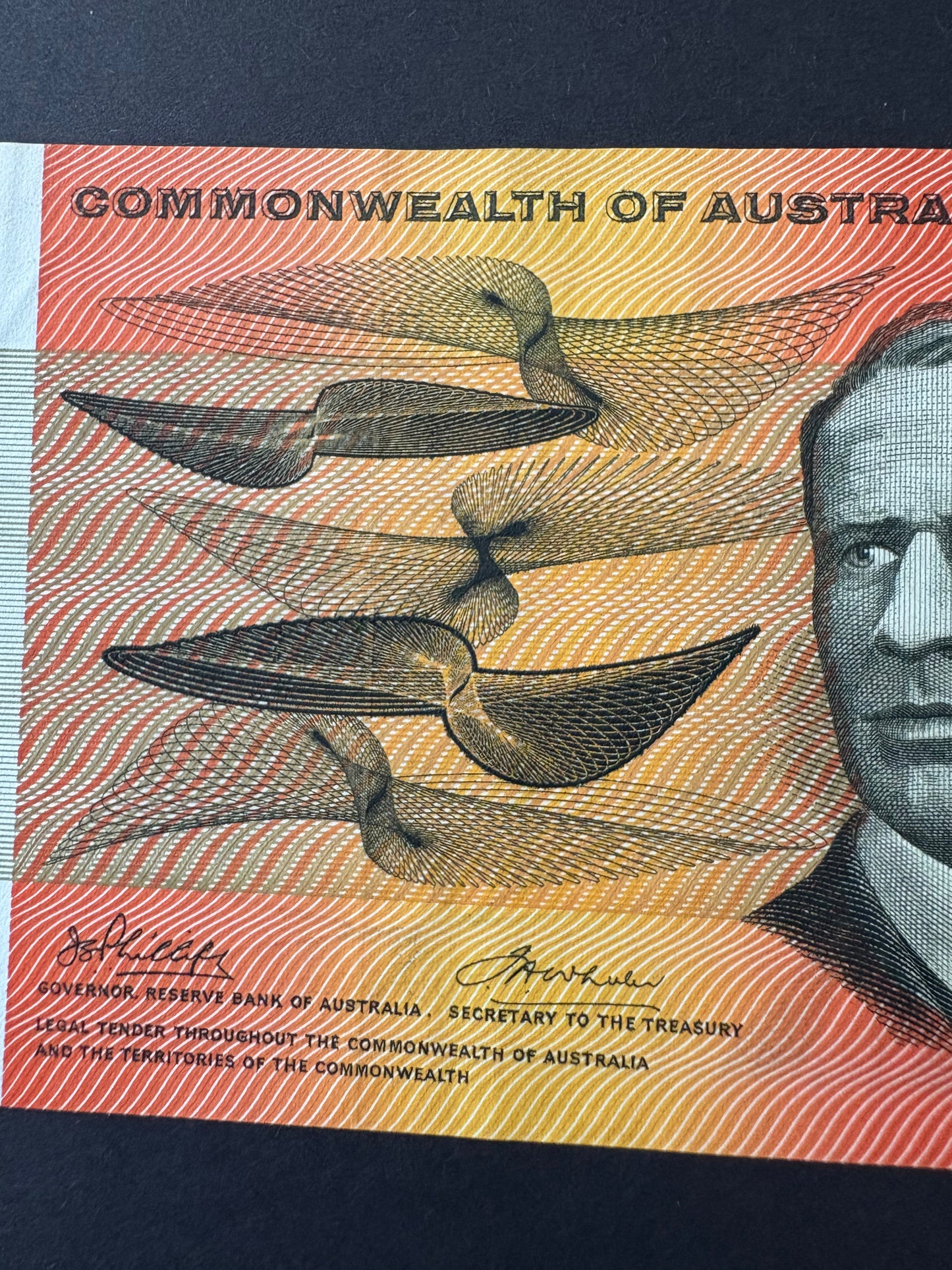 1972 $20 Australia Paper Banknote - Phillips Wheeler XGV 395958