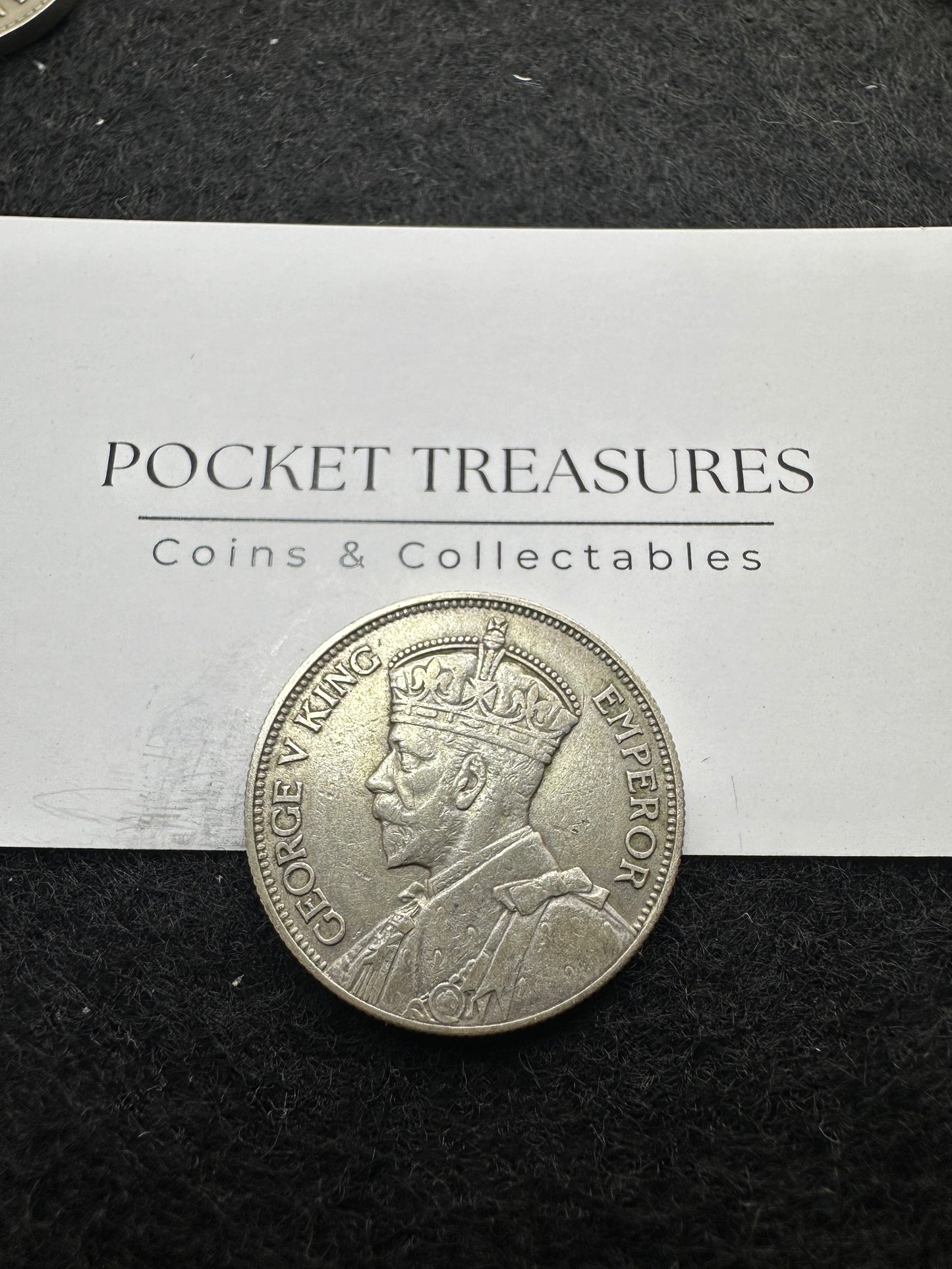 1935 Fiji Florin - KM# 5 - .50 Silver