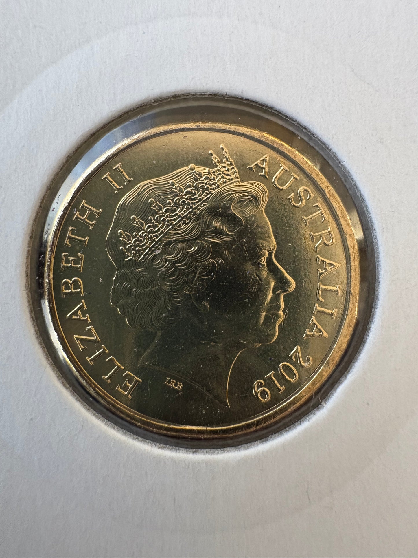 2019 $2 Police UNCIRCULATED Coloured coin from RAM Mint bag