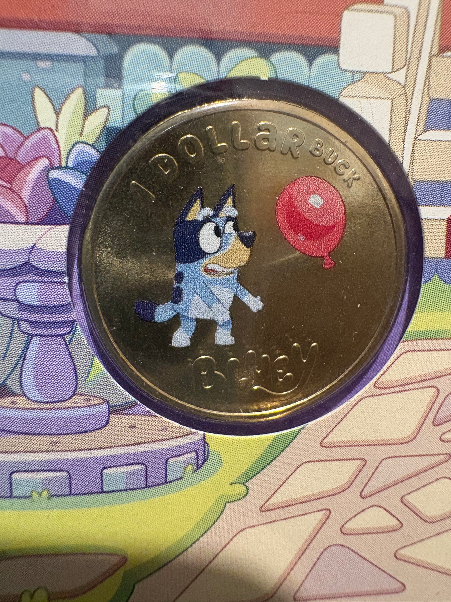 2024 Impressions Bluey Coloured $1 Limited Edition 2-Coin PNC