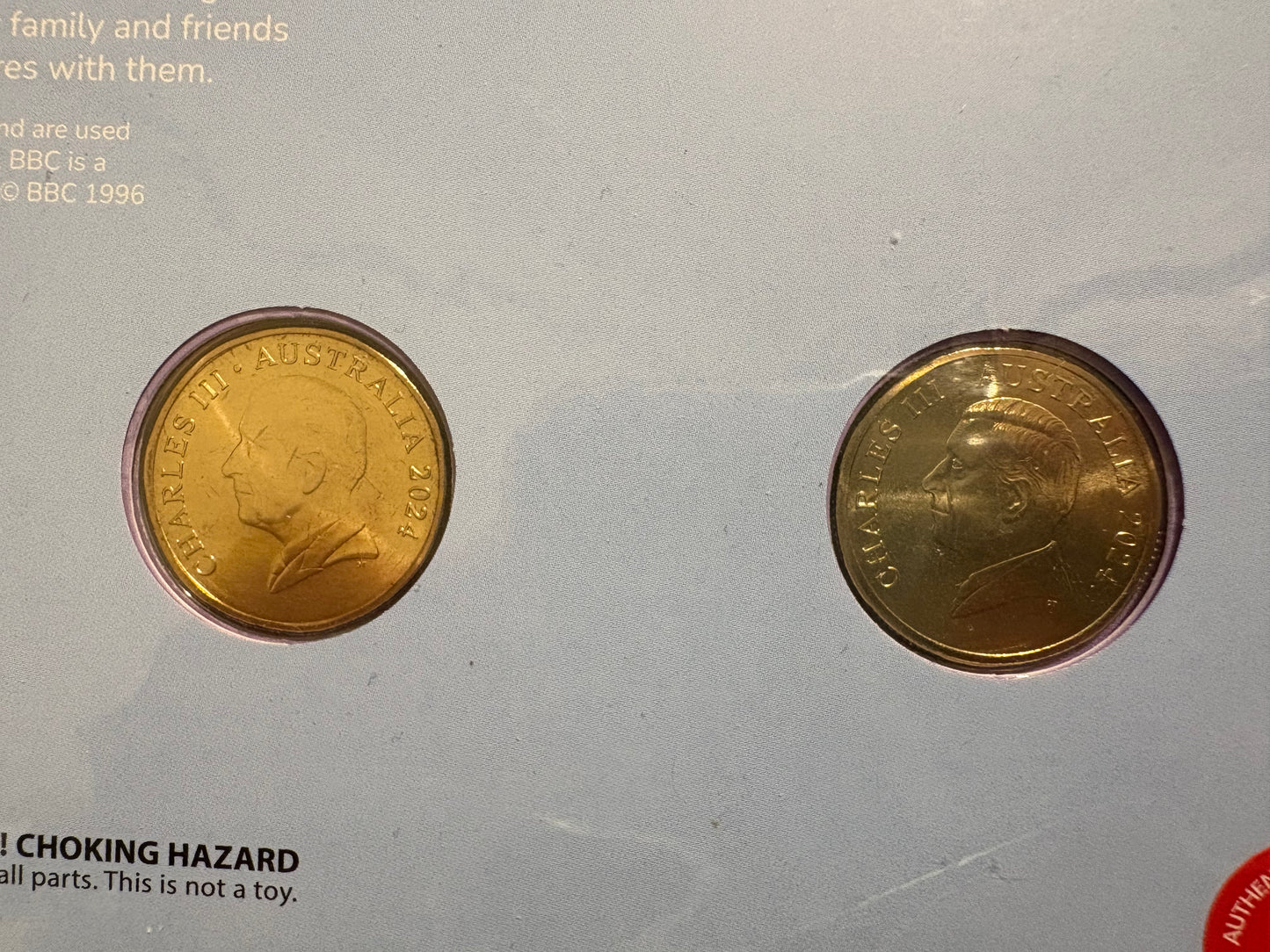 2024 Impressions Bluey Coloured $1 Limited Edition 2-Coin PNC