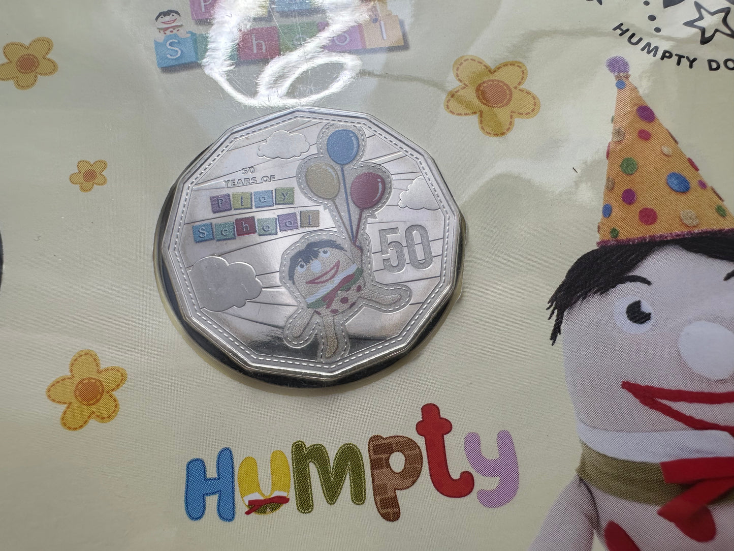 2016 50th Anniversary of Play School 'Jemima & Humpty' 50c Dual Coin PNC