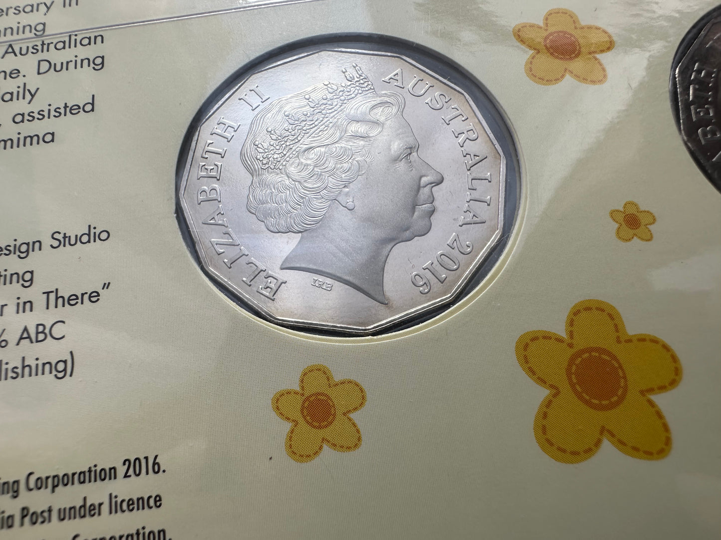 2016 50th Anniversary of Play School 'Jemima & Humpty' 50c Dual Coin PNC