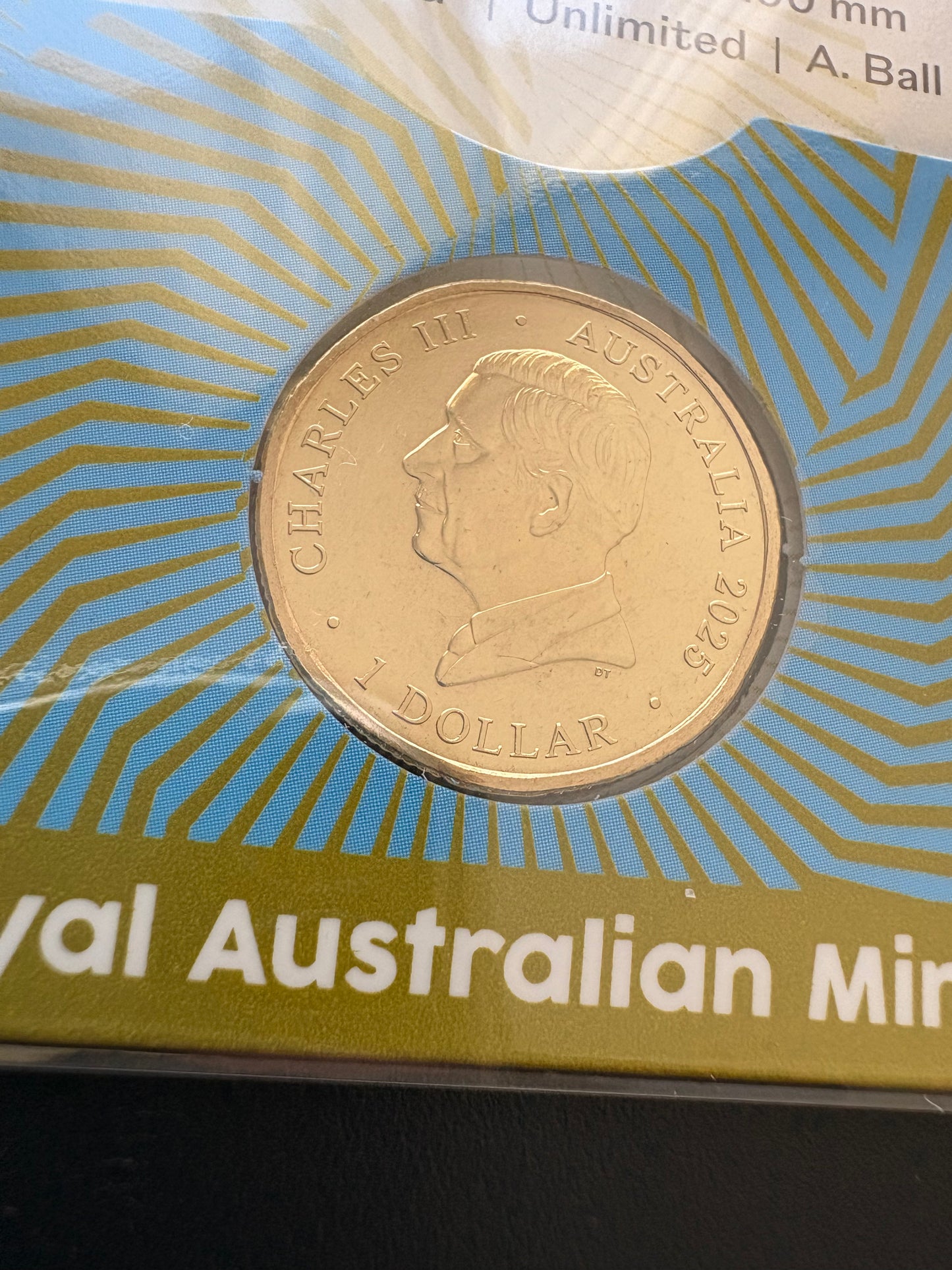 2025 $1 60th Anniversary of Royal Australian Mint C Mintmark - Celebrating Outreach - Mobile Mint