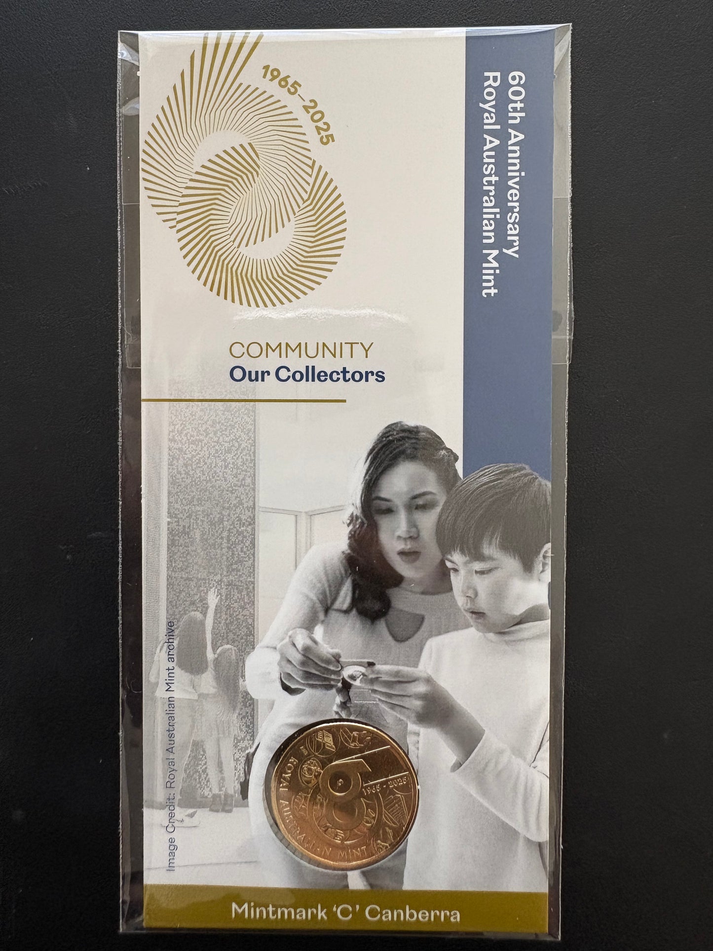 2025 $1 60th Anniversary of Royal Australian Mint C Mintmark - Community Our Collectors