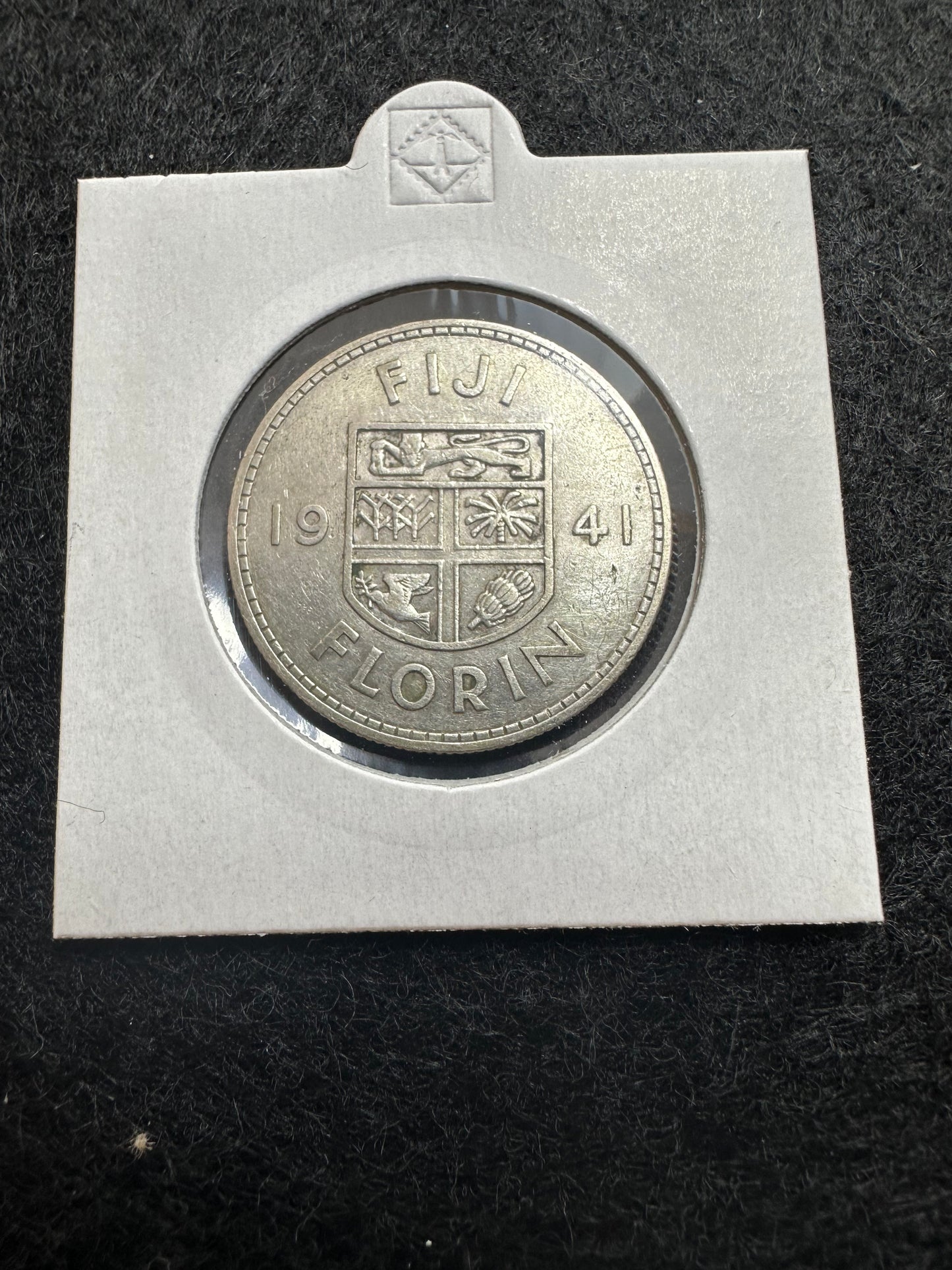 1941 Fiji Florin KM #13 - .50 Silver