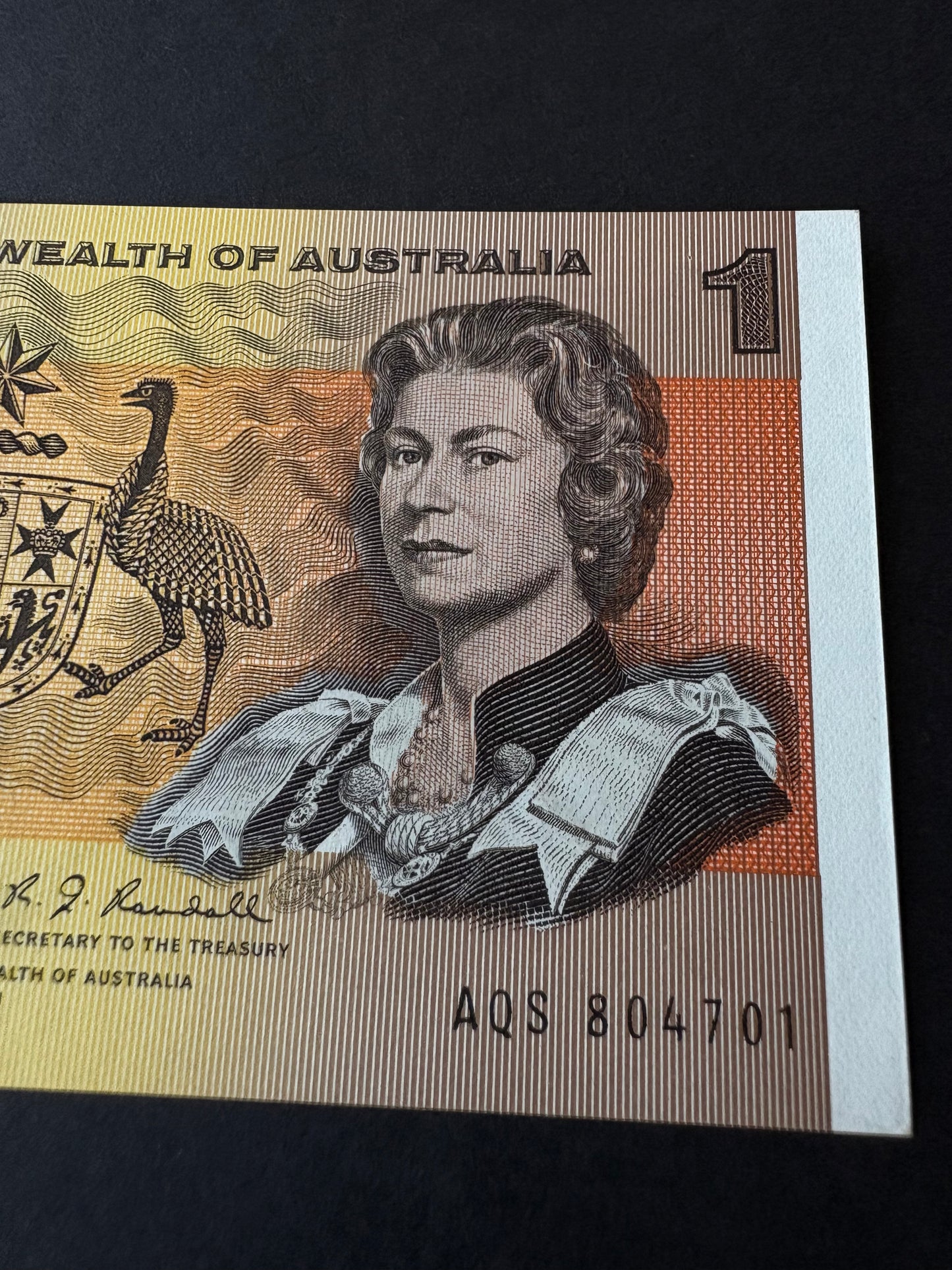 1969 $1 Australia Paper Banknote - Phillips Randall