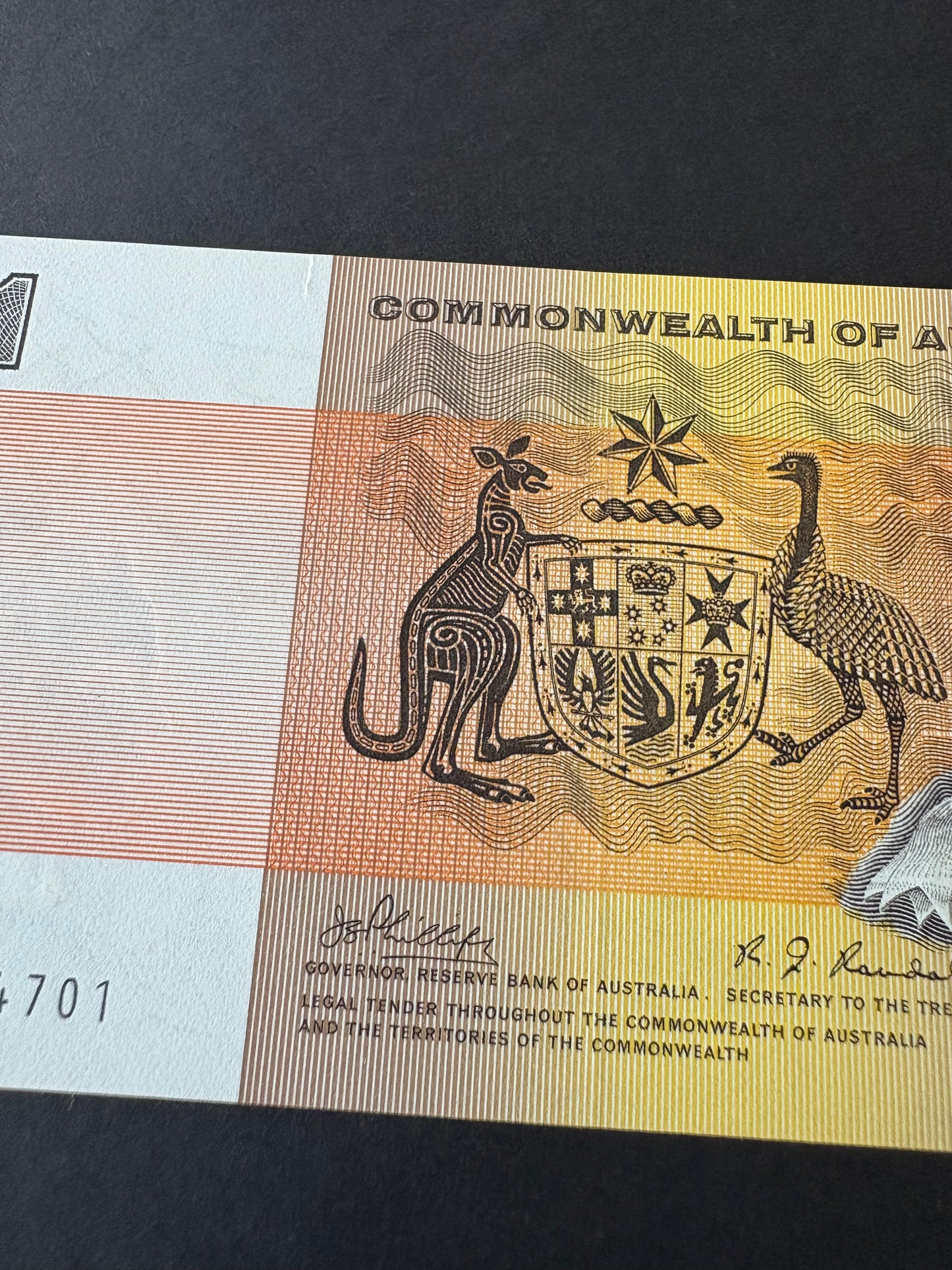 1969 $1 Australia Paper Banknote - Phillips Randall
