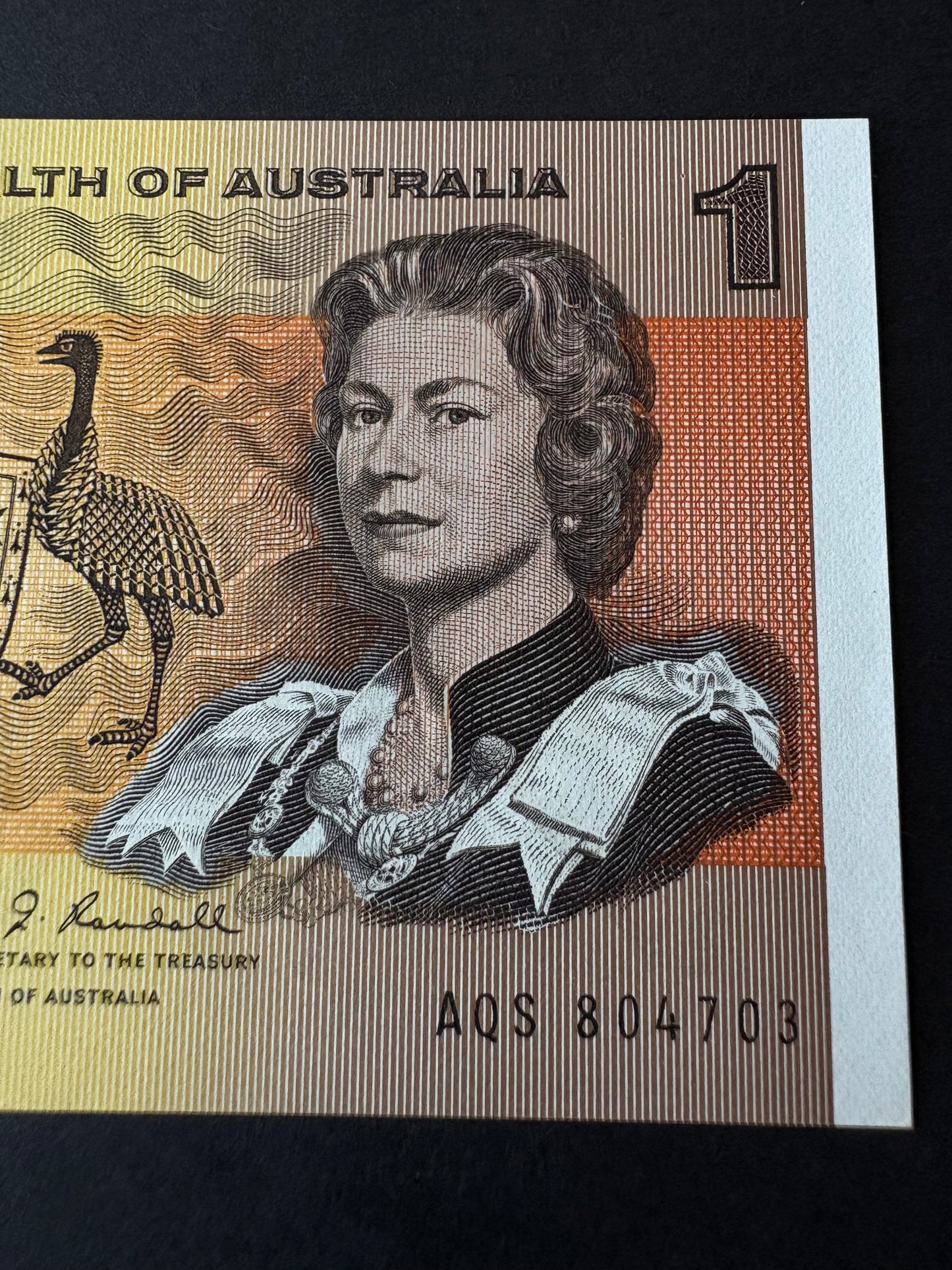 1969 $1 Australia Paper Banknote - Phillips Randall
