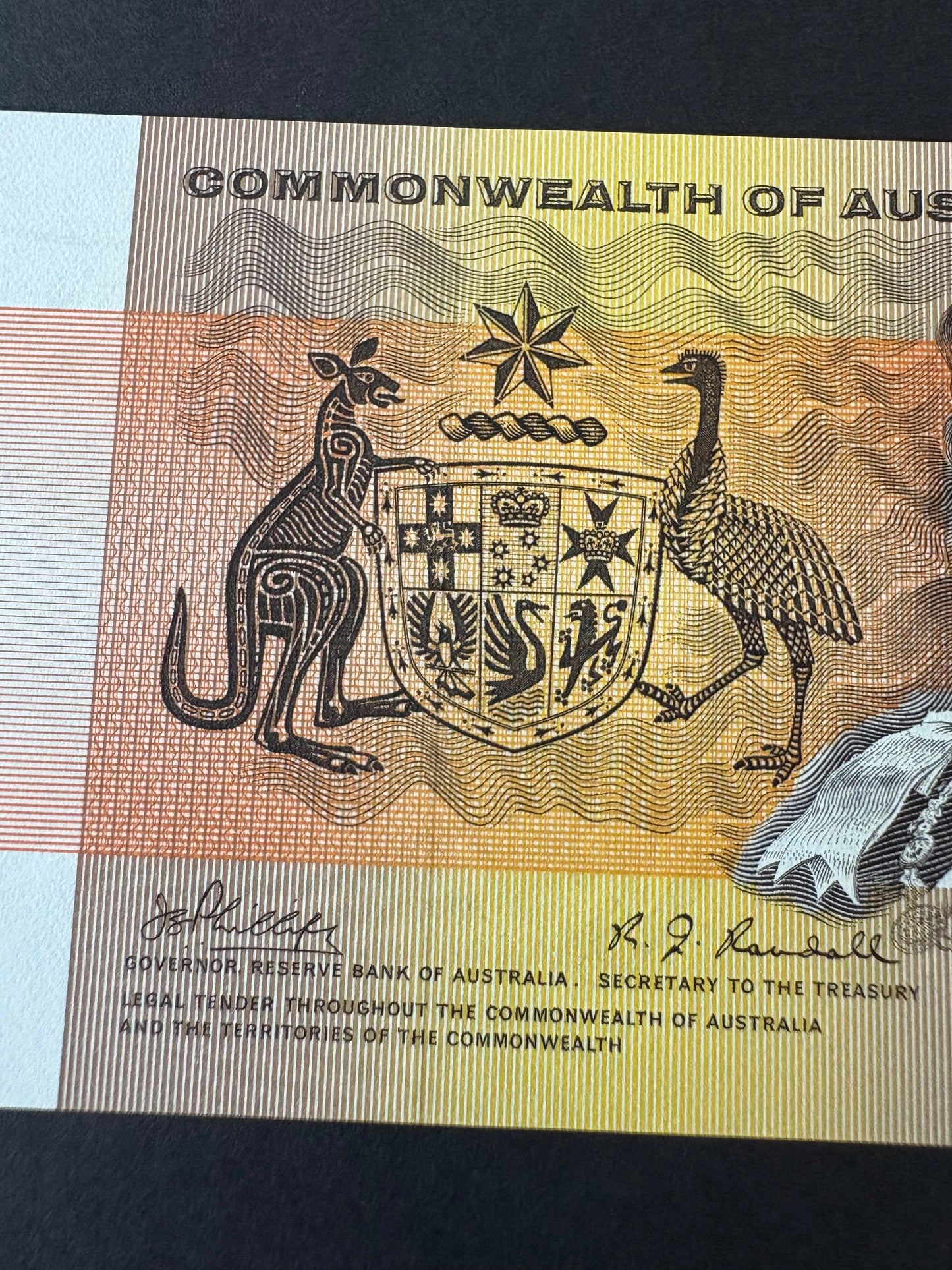 1969 $1 Australia Paper Banknote - Phillips Randall