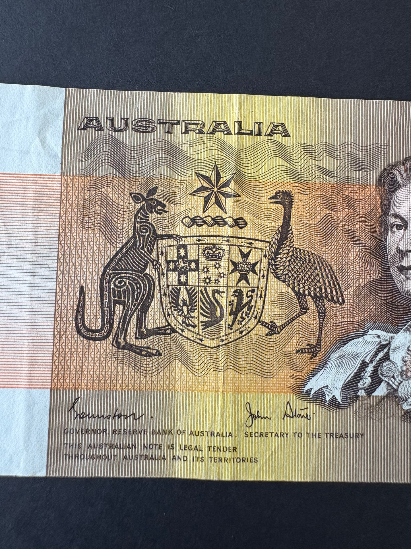 1982 $1 Australia Paper Banknote - Johnston Stone - DNG 520586