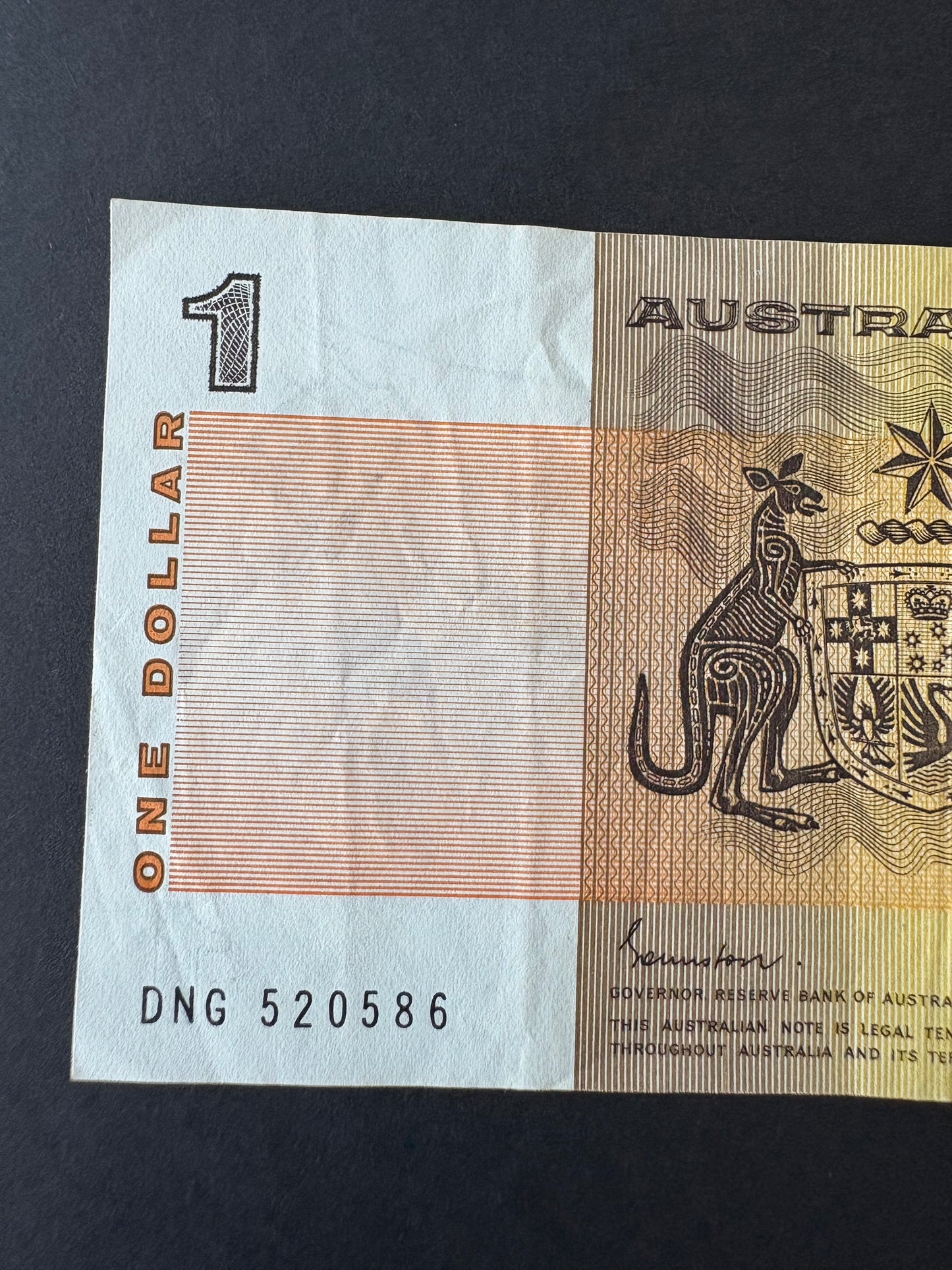 1982 $1 Australia Paper Banknote - Johnston Stone - DNG 520586