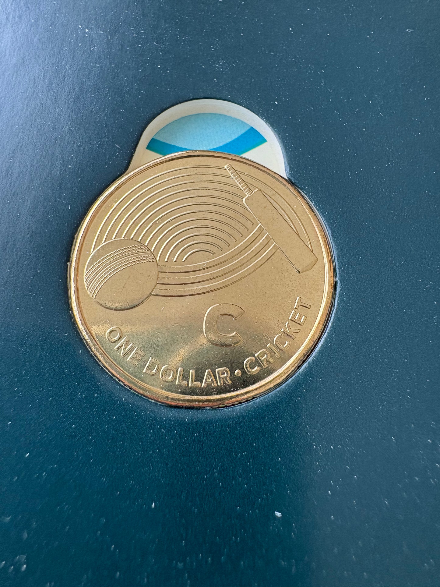 2019 $1 The Great Aussie Coin Hunt - C for Cricket