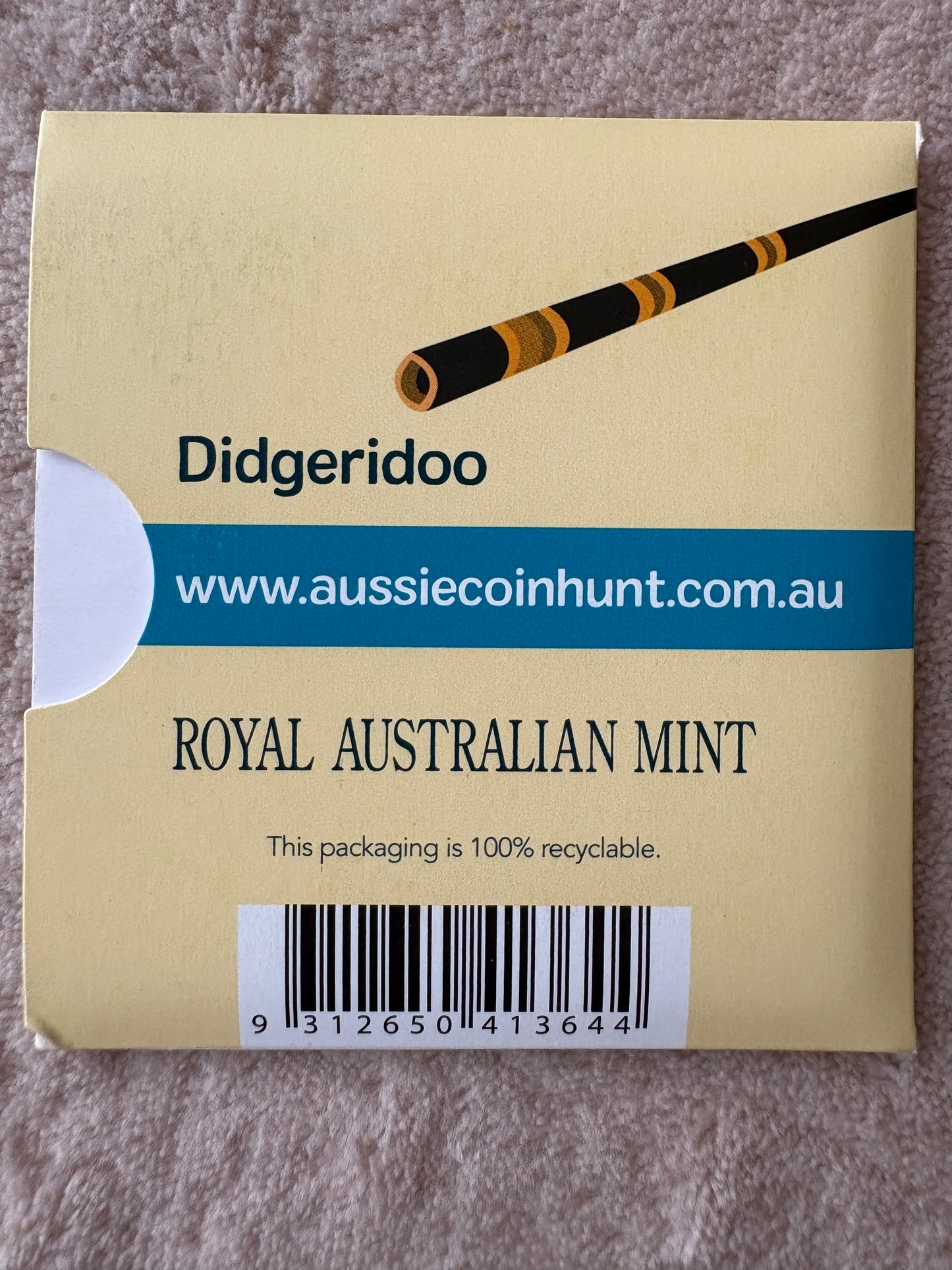 2019 $1 The Great Aussie Coin Hunt - D for Didgeridoo