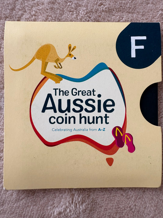 2019 $1 The Great Aussie Coin Hunt - F for Footy