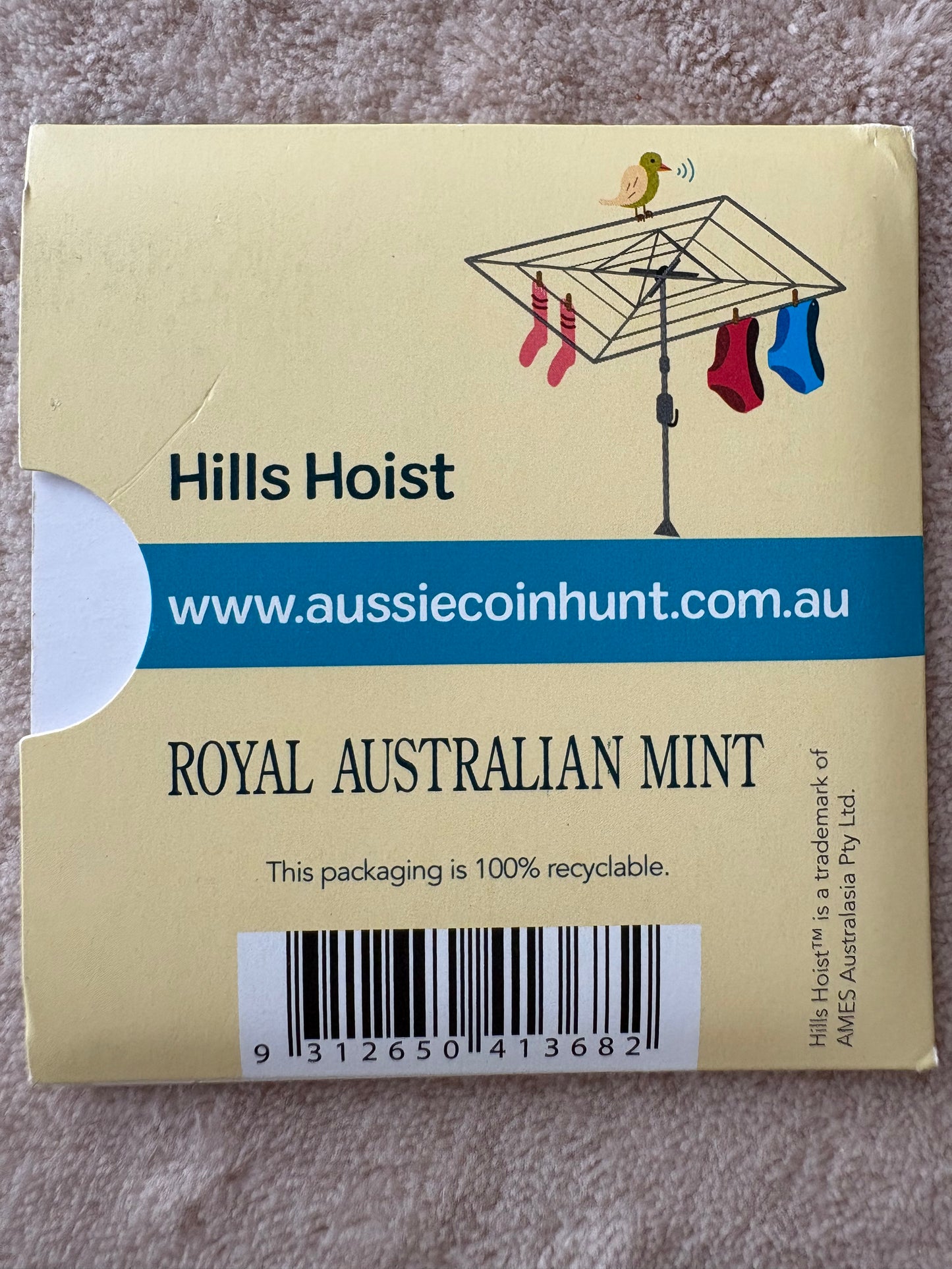 2019 $1 The Great Aussie Coin Hunt - H for Hills Hoist