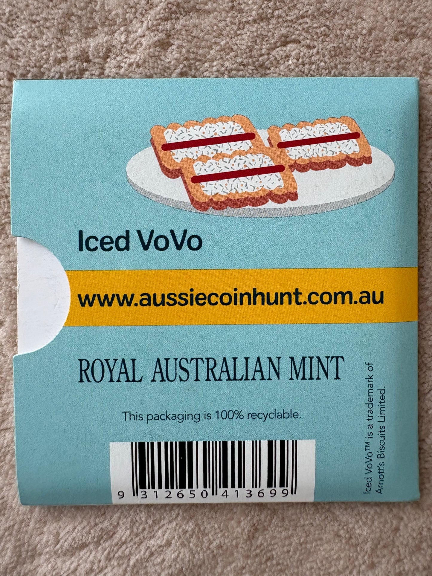 2019 $1 The Great Aussie Coin Hunt - I for Iced VoVo