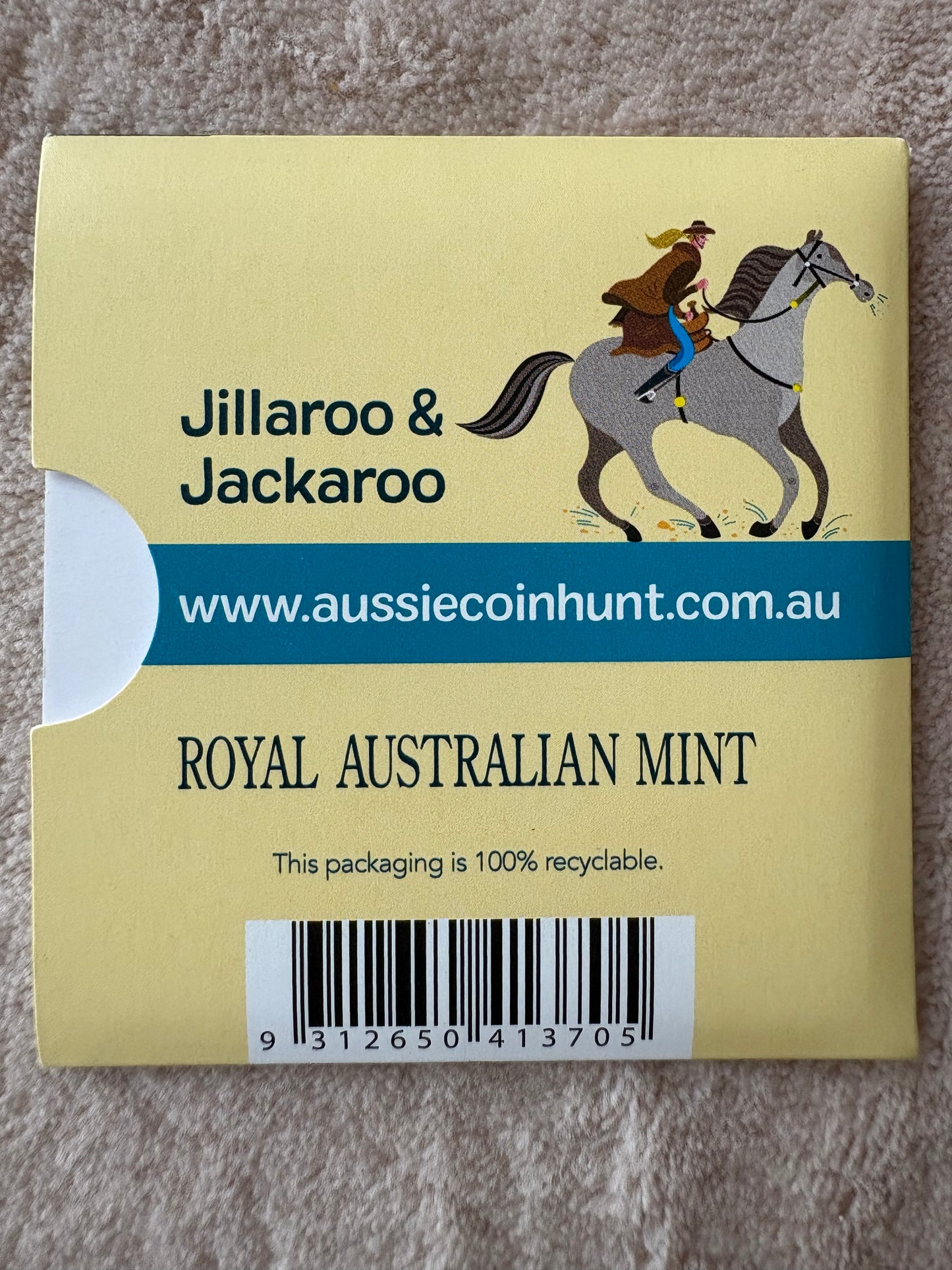 2019 $1 The Great Aussie Coin Hunt - J for Jillaroo & Jackaroo