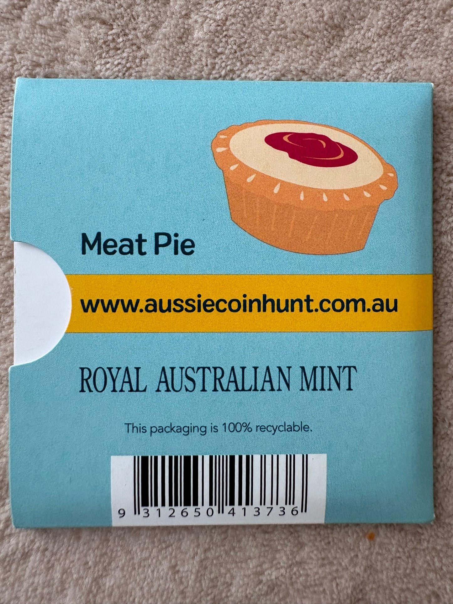 2019 $1 The Great Aussie Coin Hunt - M for Meat Pie