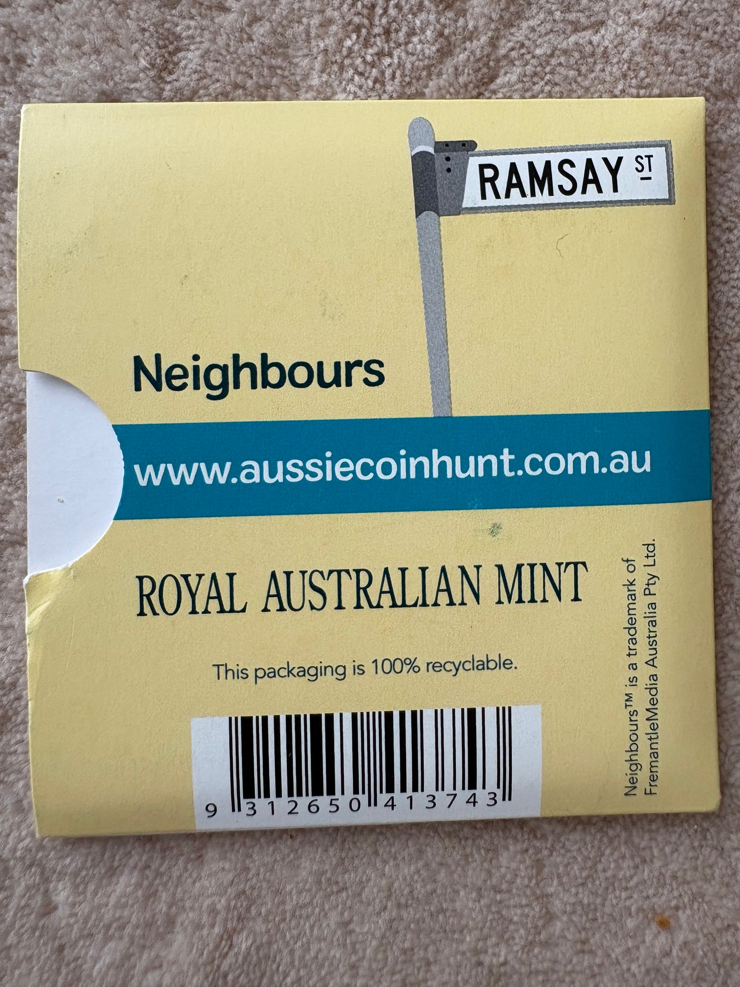 2019 $1 The Great Aussie Coin Hunt - N for Neighbours