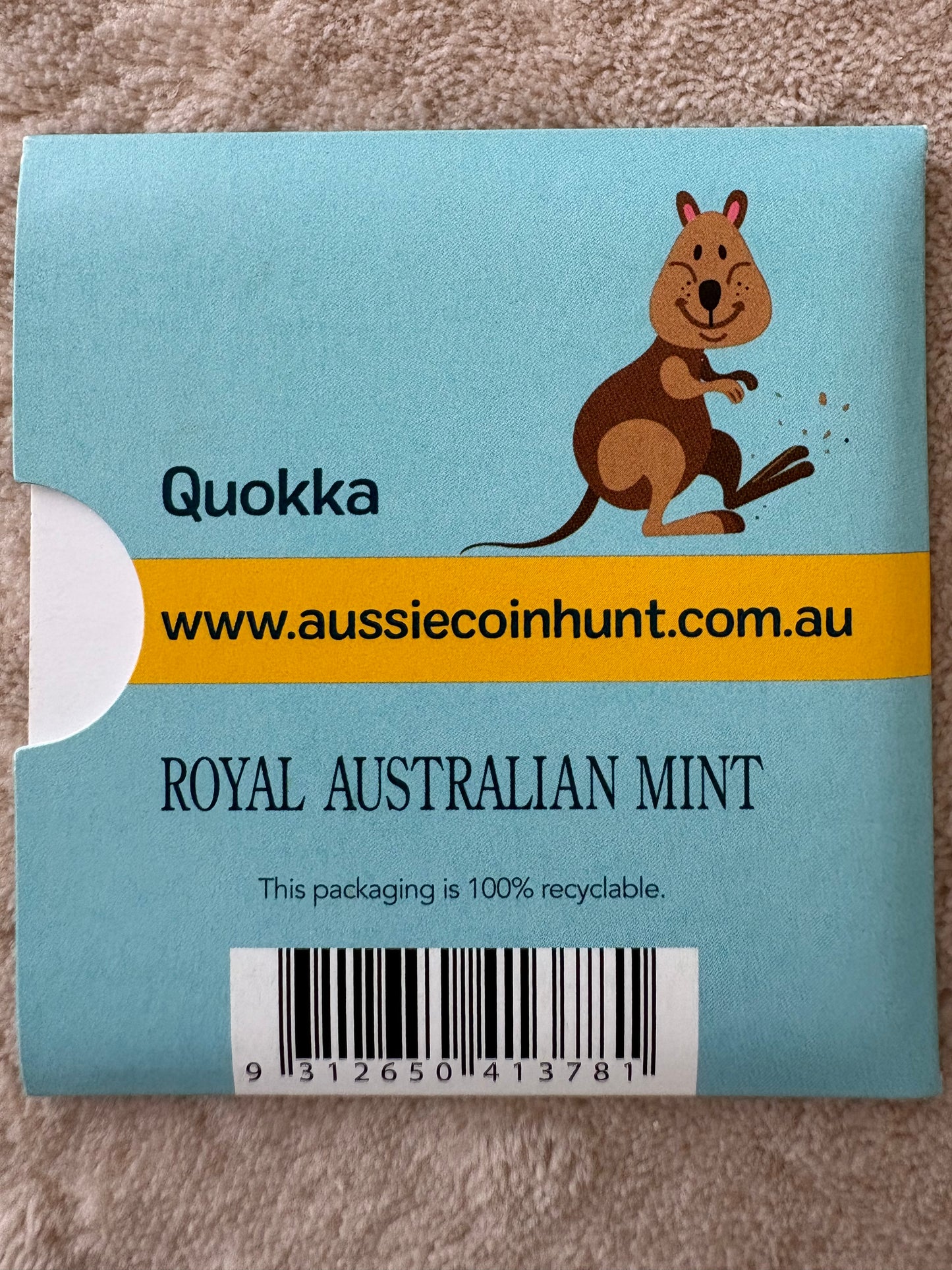 2019 $1 The Great Aussie Coin Hunt - Q for Quokka