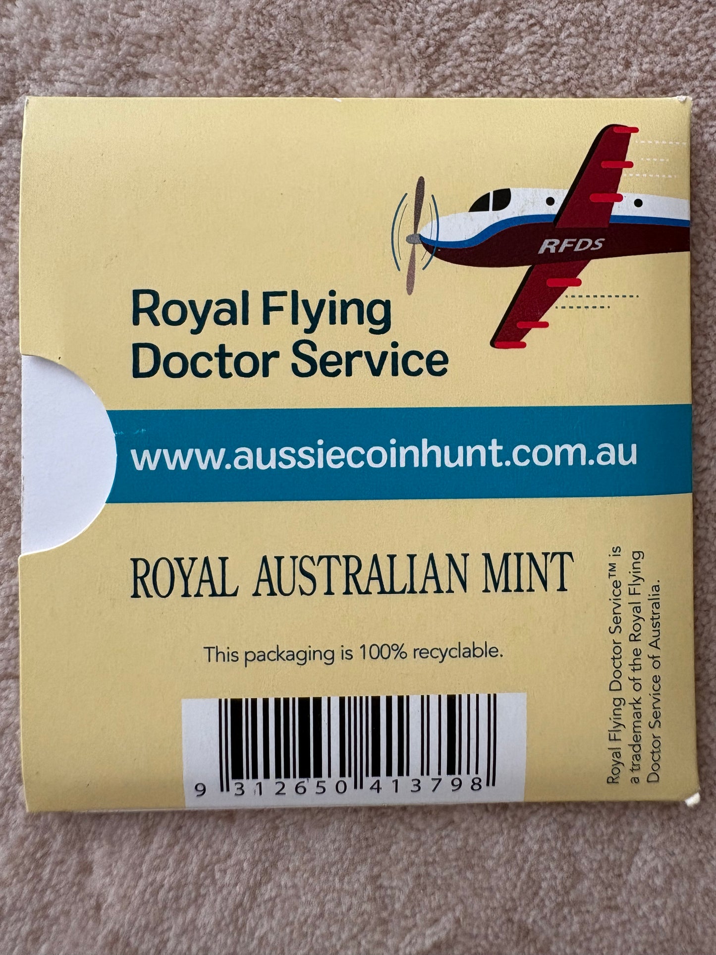 2019 $1 The Great Aussie Coin Hunt - R for Royal Flying Doctor Service