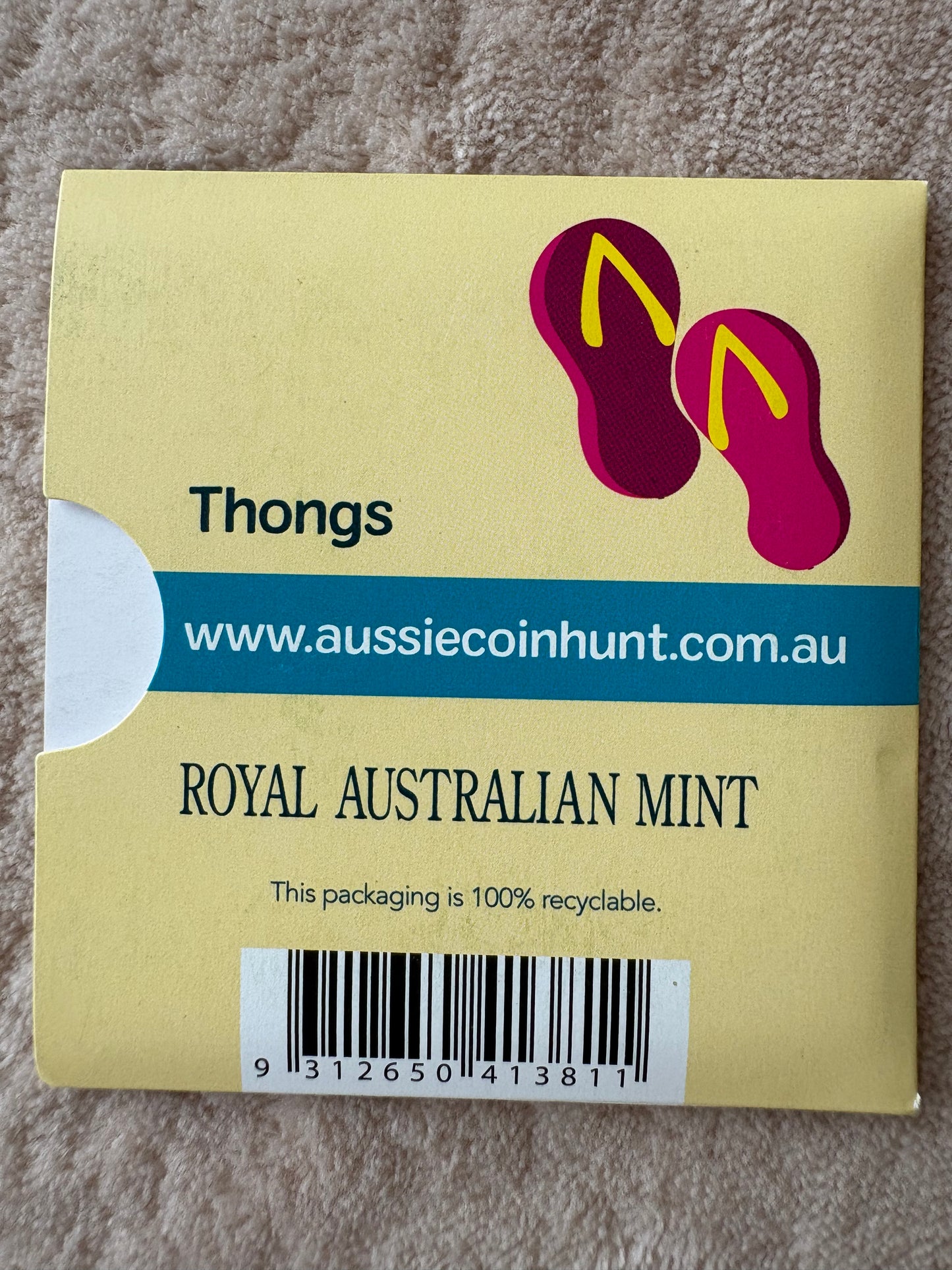 2019 $1 The Great Aussie Coin Hunt - T for Thongs