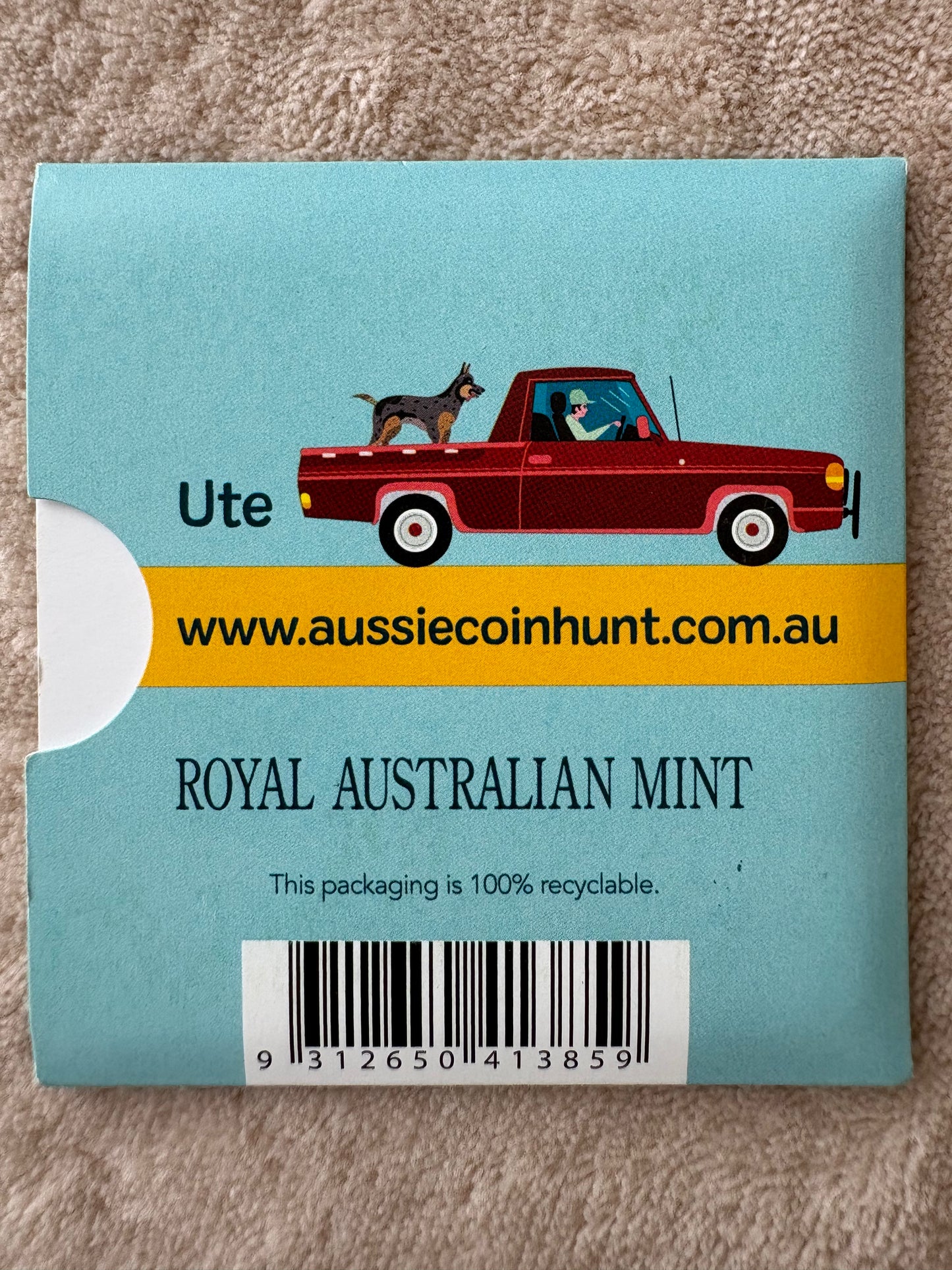 2019 $1 The Great Aussie Coin Hunt - U for Ute