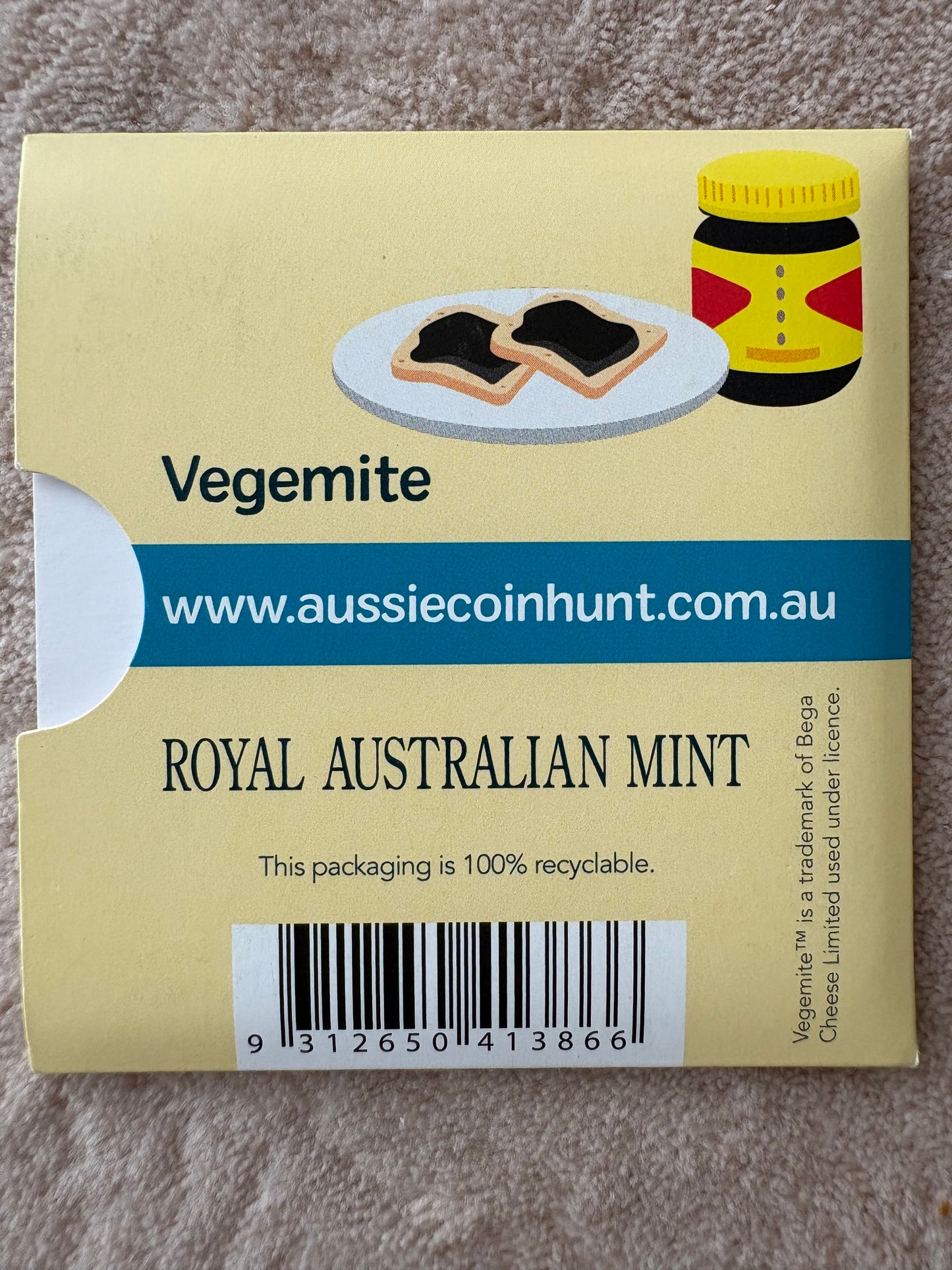 2019 $1 The Great Aussie Coin Hunt - V for Vegemite
