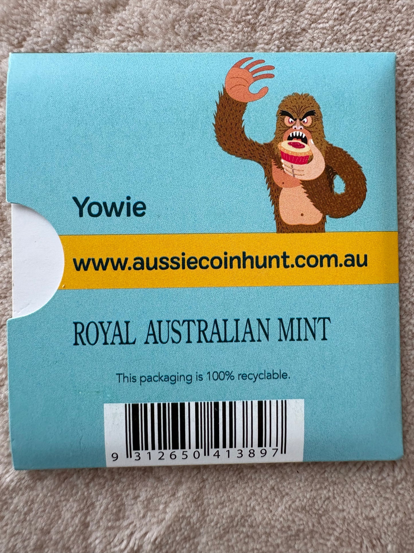 2019 $1 The Great Aussie Coin Hunt - Y for Yowie
