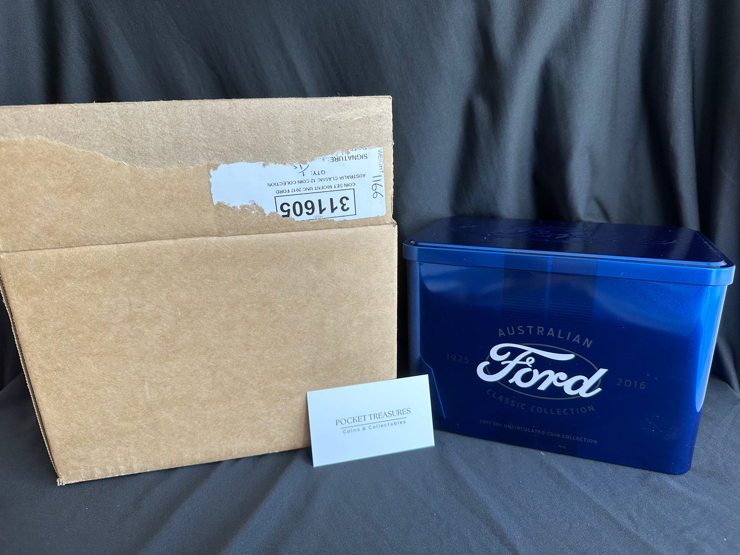 2017 50 cent Ford Australia Classic Collection Of 12 Coins - WITH TIN