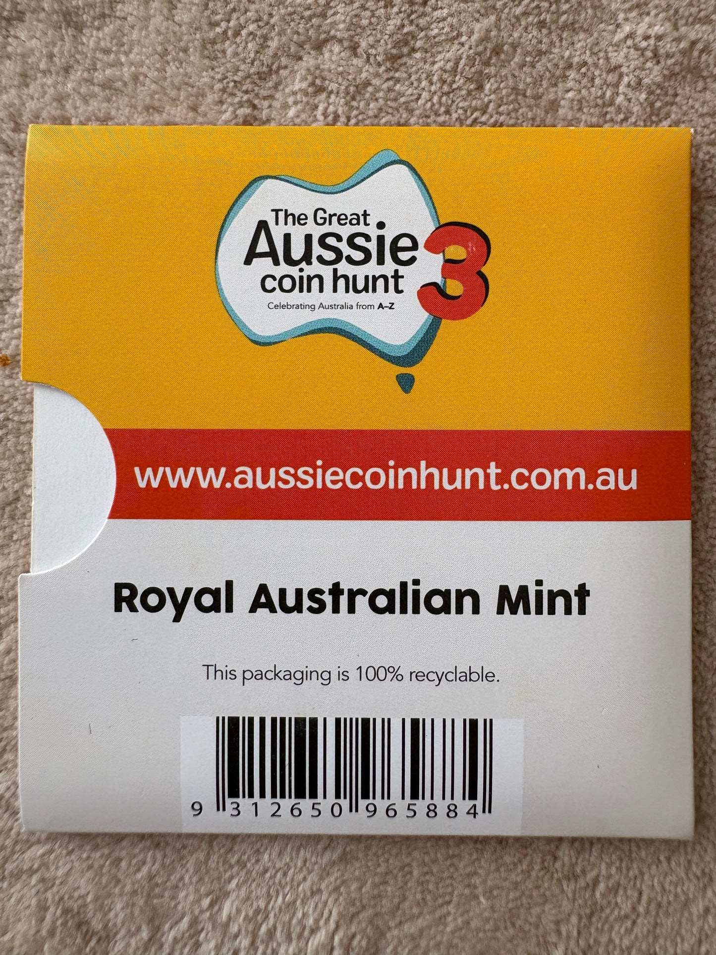 2022 $1 The Great Aussie Coin Hunt 3 - E for Echidna